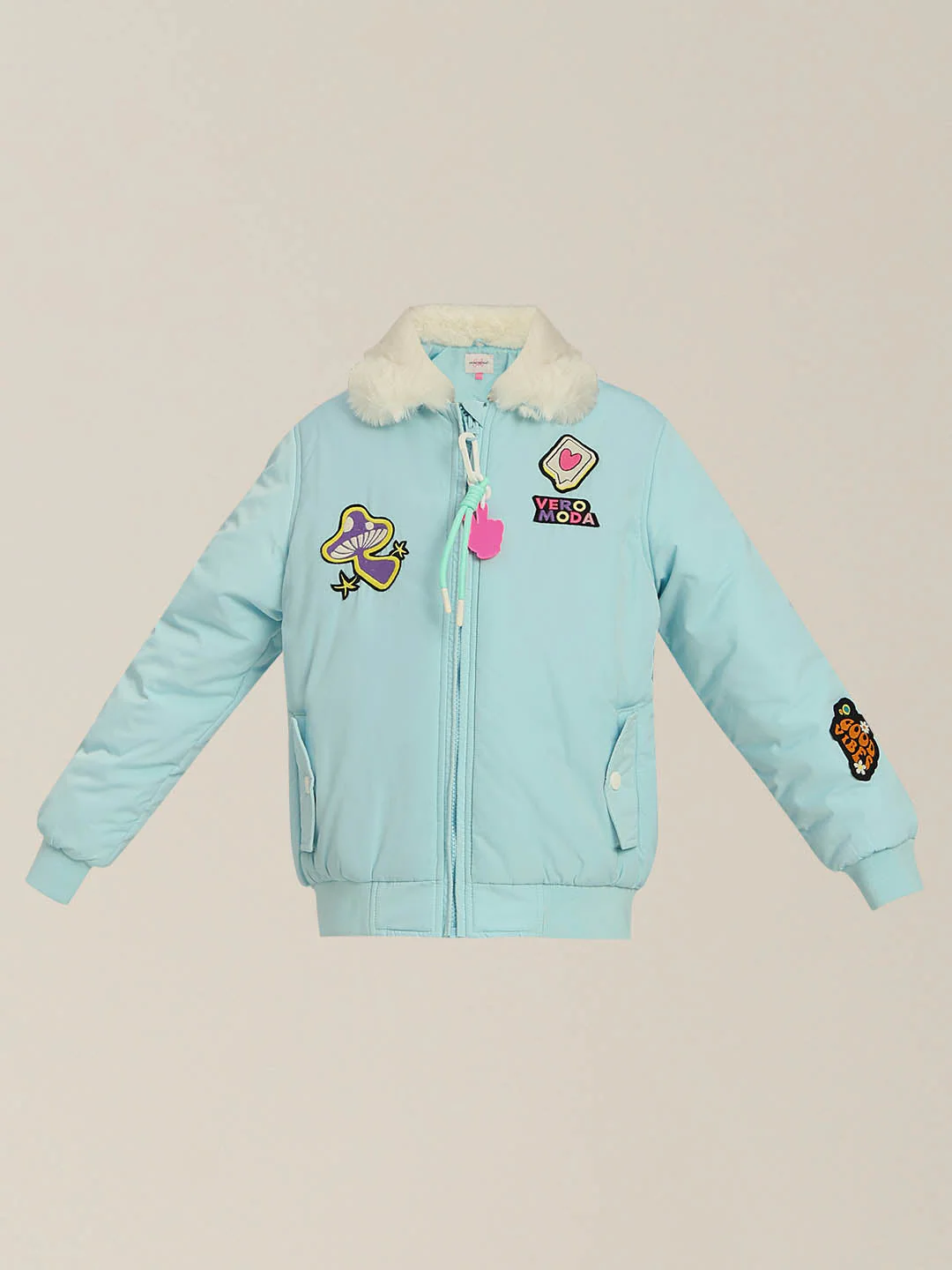 GIRLS Printed Bomber Jacket - Image 7