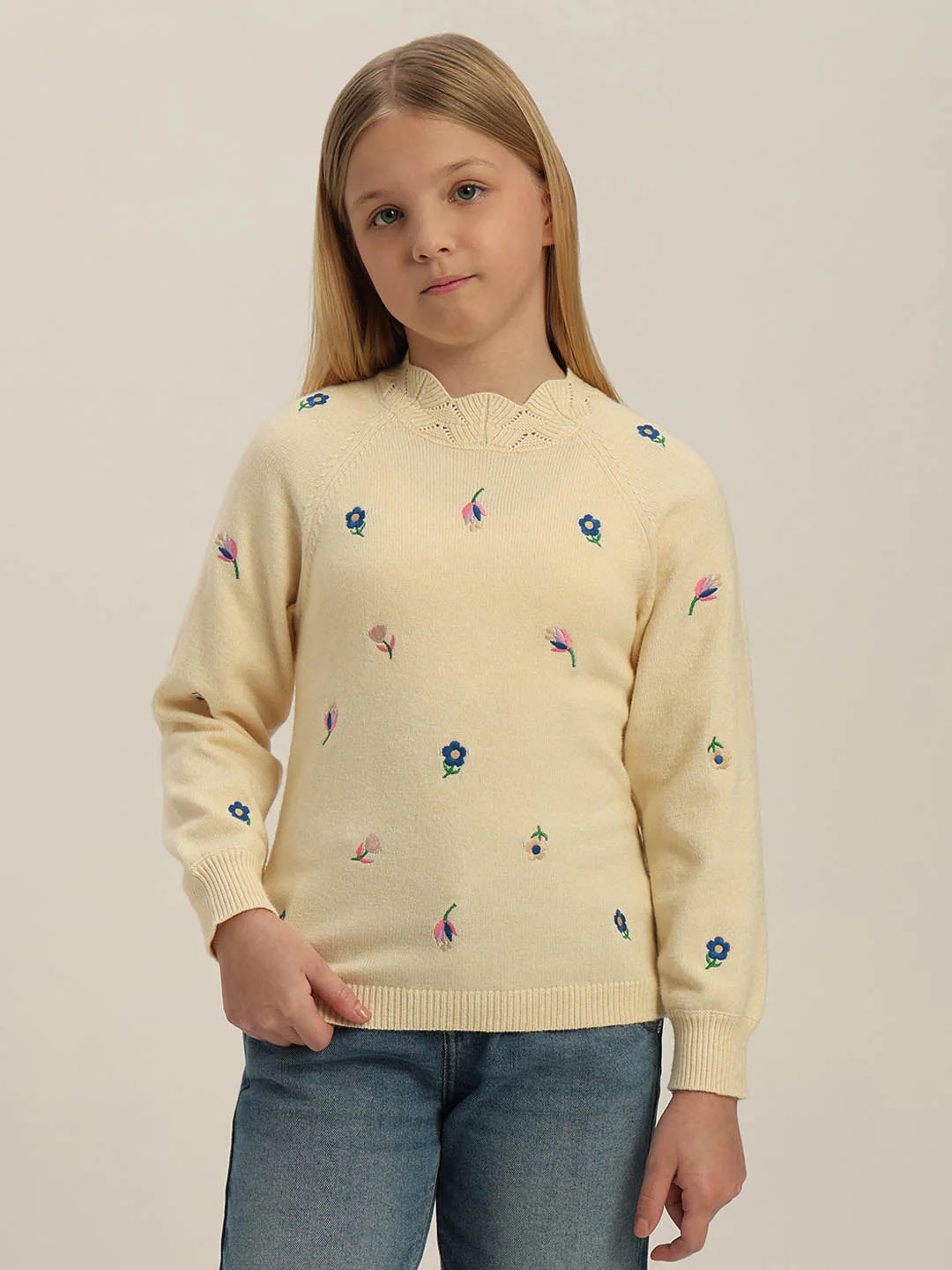 GIRLS Printed Knit Pullover - Image 2