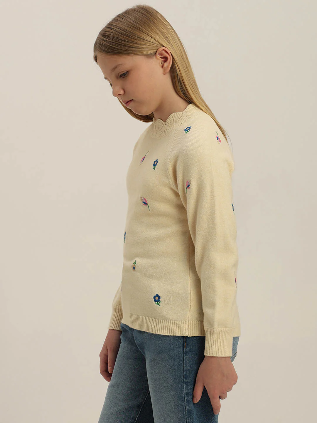GIRLS Printed Knit Pullover - Image 3