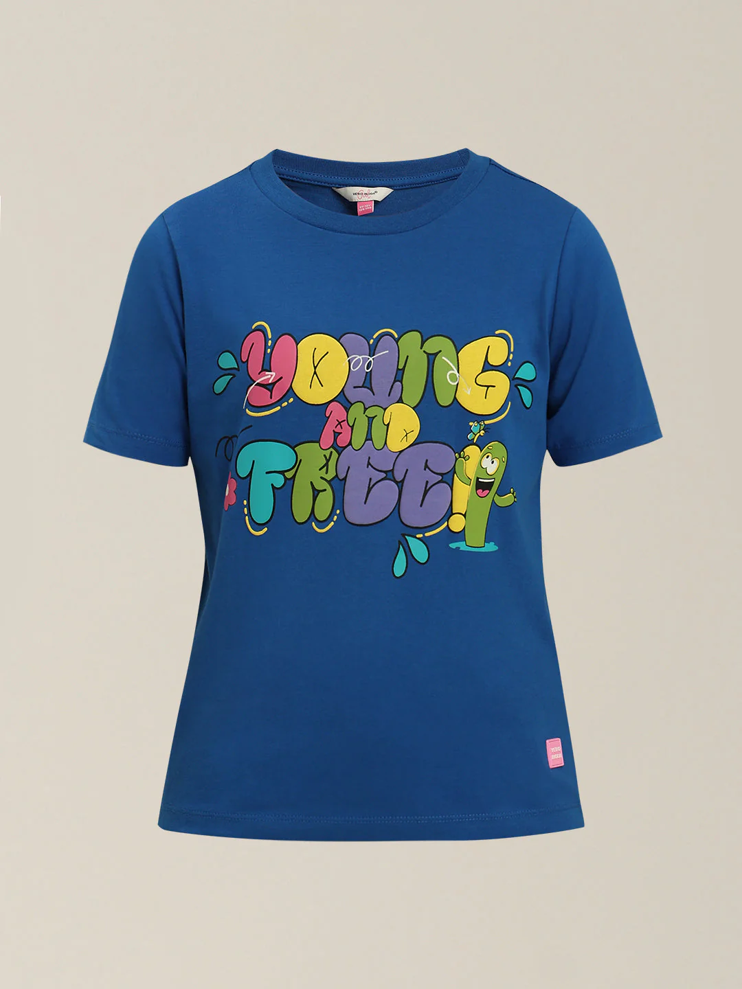 GIRLS Graphic Print Cotton T-shirt - Image 7