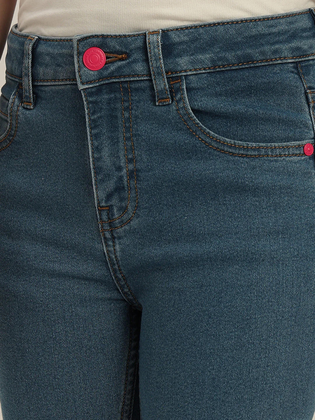 GIRLS Floral Embroidered Bootcut Jeans - Image 8
