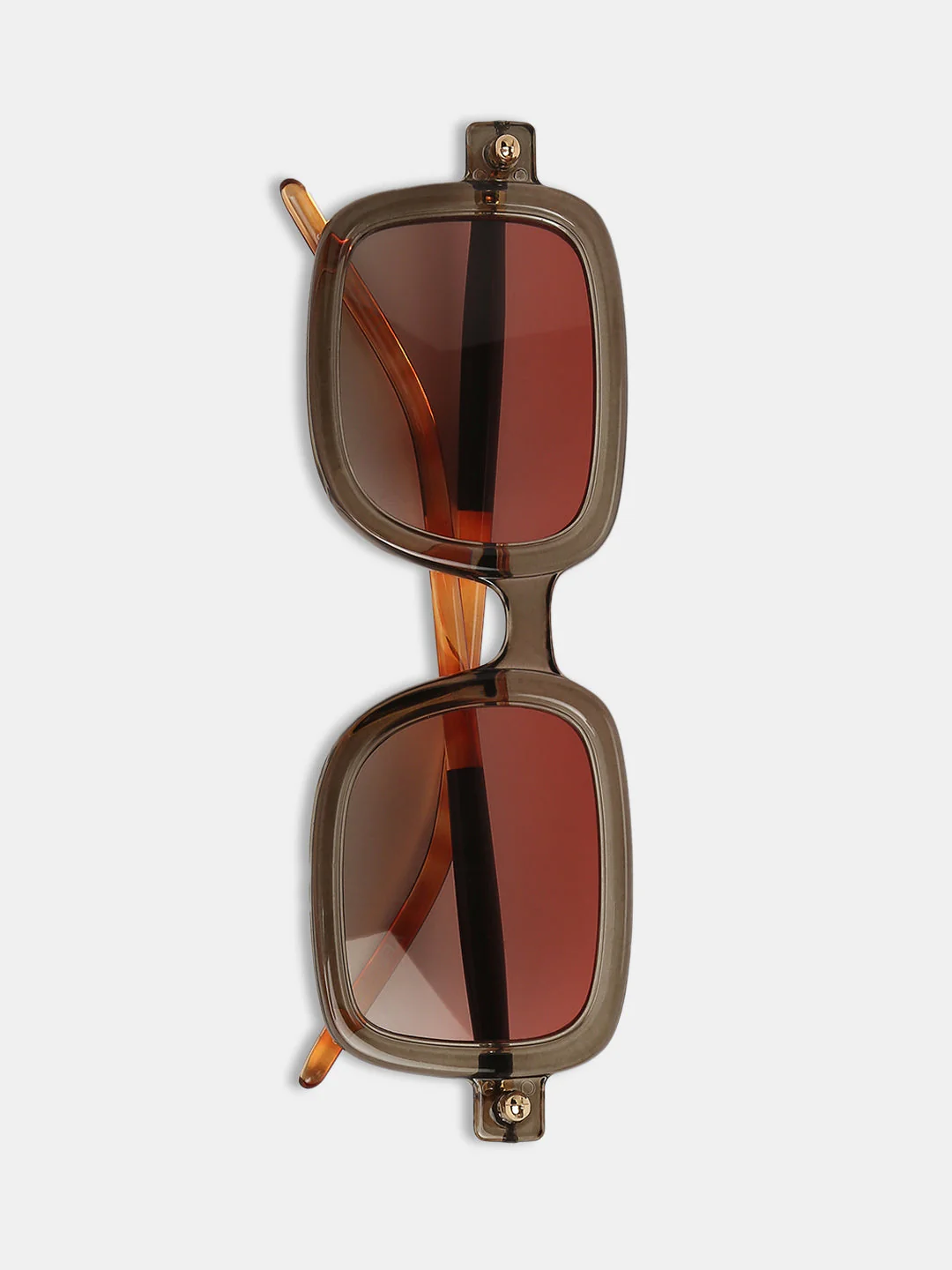 VERO MODA Brown Square Sunglasses - Image 2