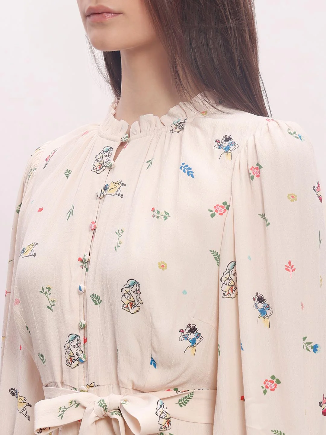 Vero Moda Ecru Printed Midaxi Dress - Image 6