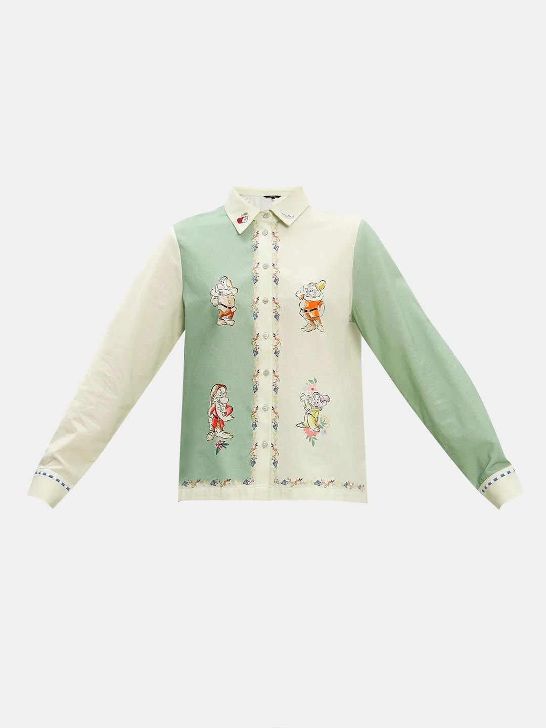 Vero Moda Green Printed Co-Ord Set Shirt - Image 7