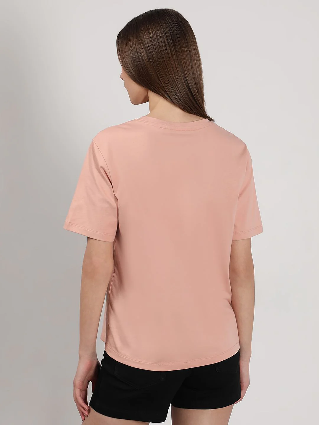 Pink Printed Cotton T-Shirt - Image 4
