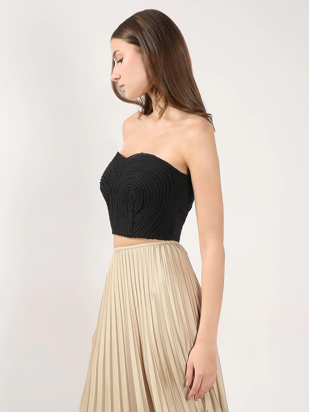 Black Off Shoulder Top - Image 3
