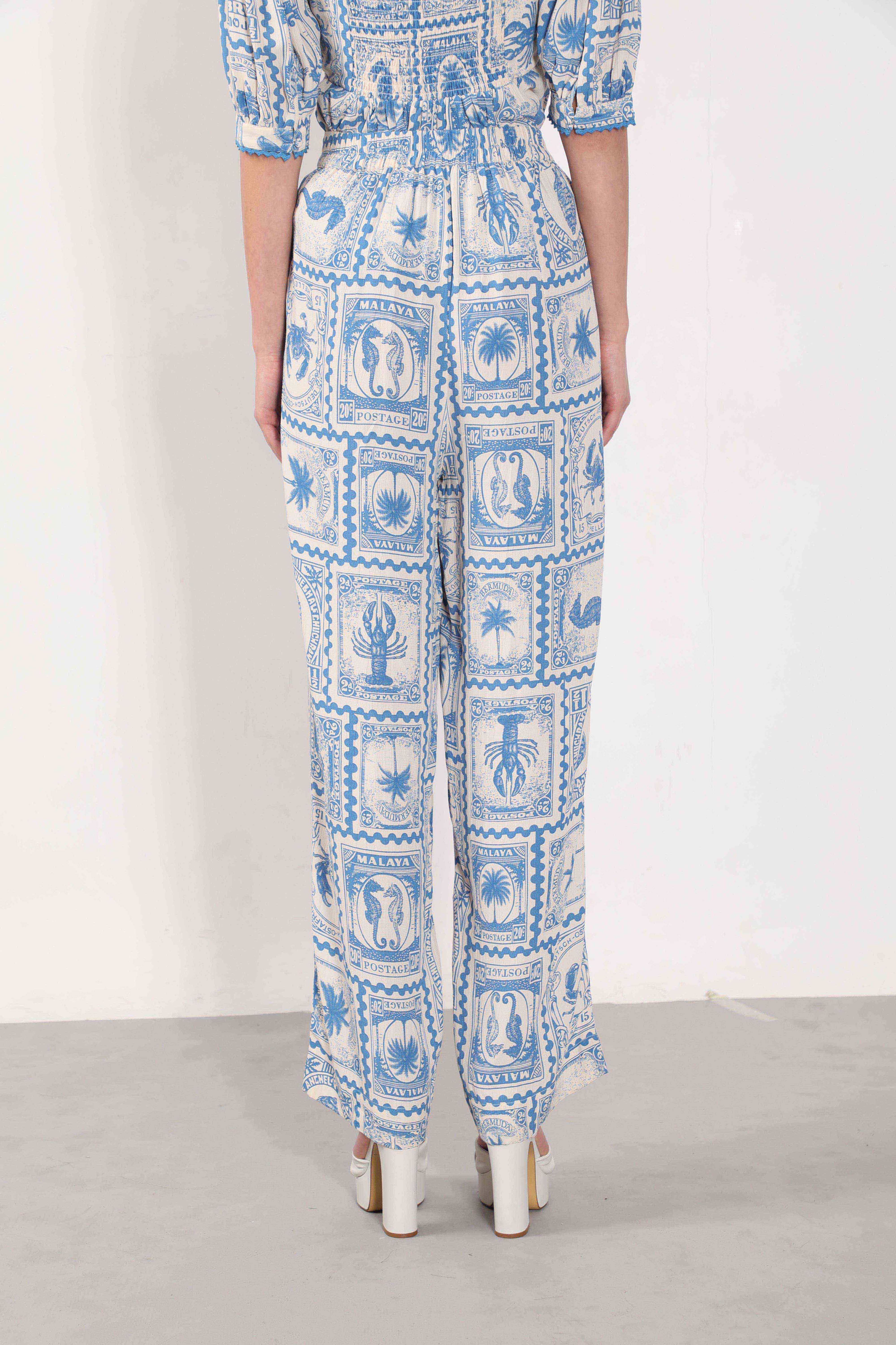 Vero Moda Ecru Printed Co-Ord Set Pants - Image 10