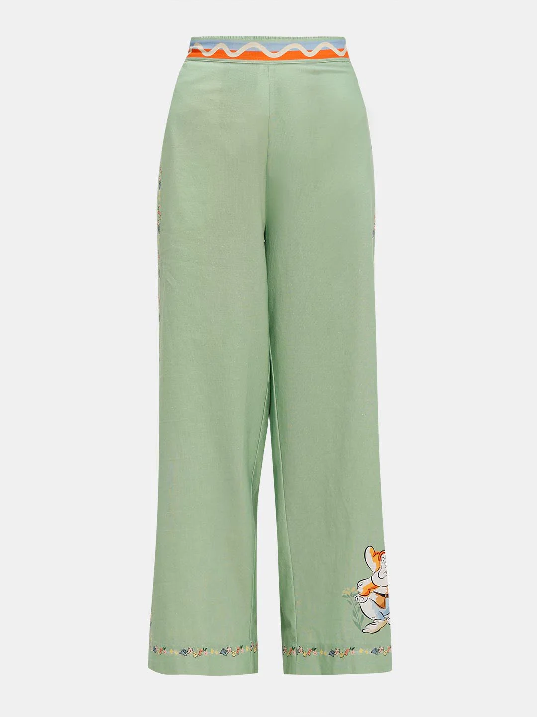 Vero Moda Green Printed Co-Ord Set Pants - Image 7