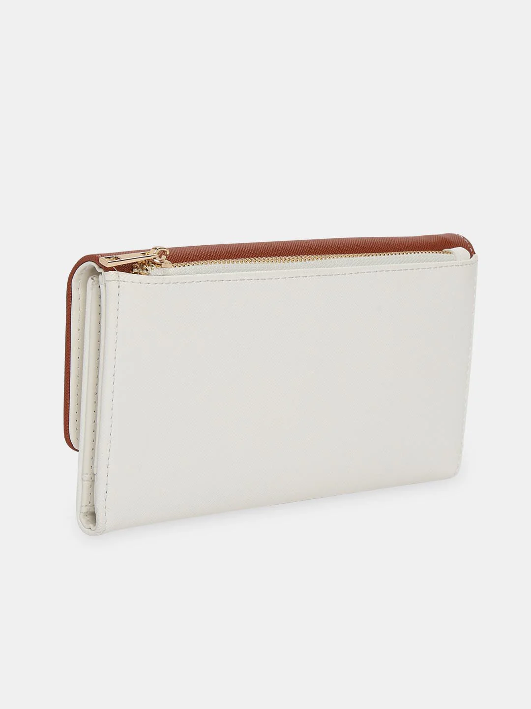 Brown Colourblocked Wallet - Image 3