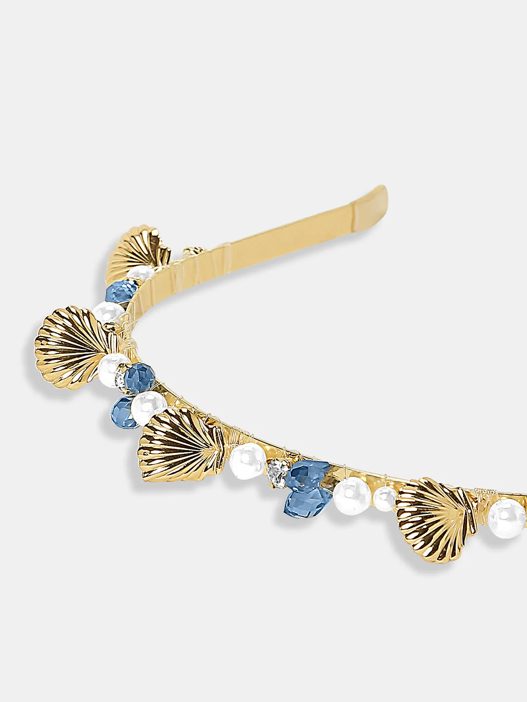 VERO MODA Golden Embellished Hairband - Image 3