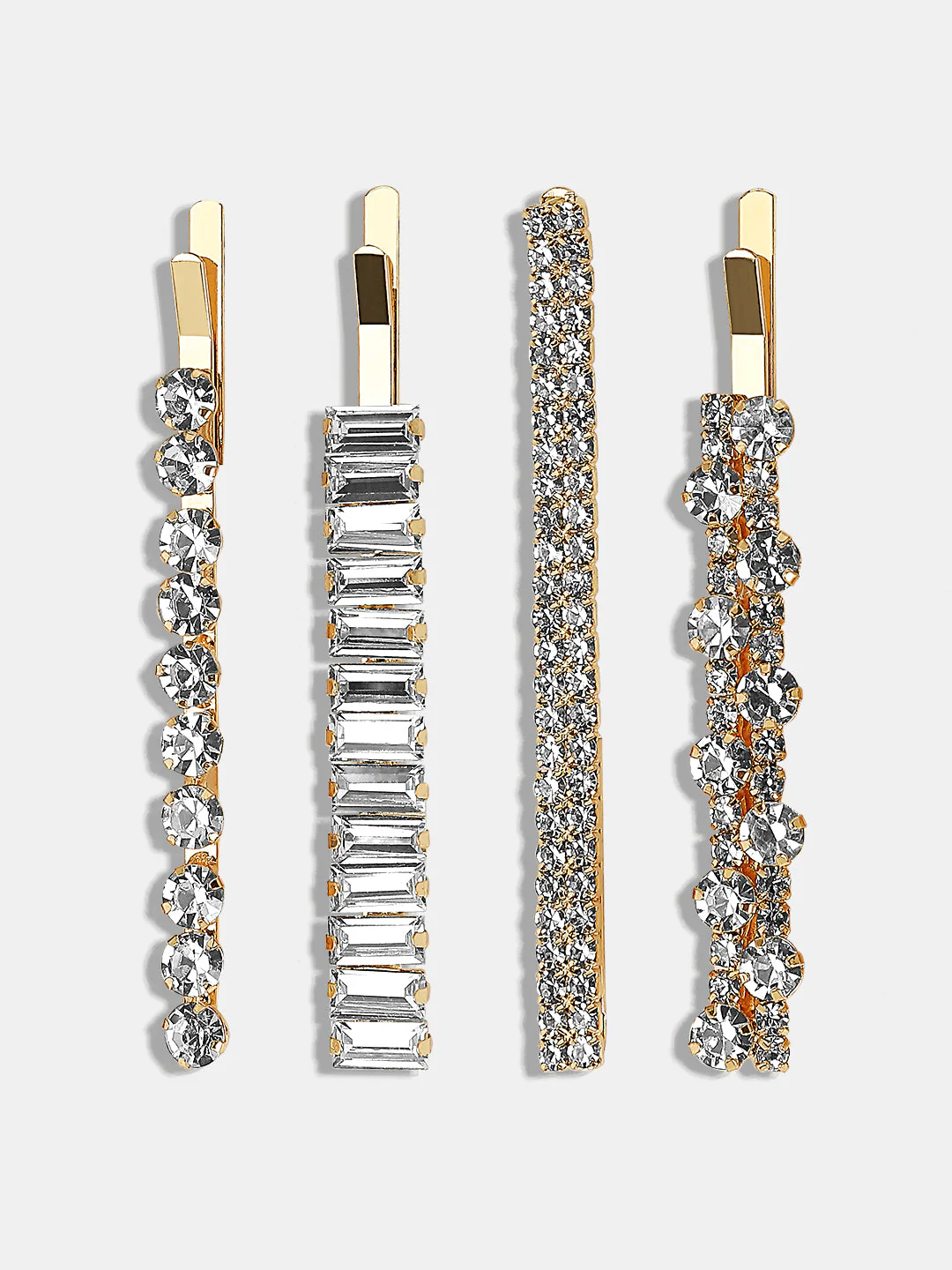 VERO MODA Pack Of 4 Golden Embellished Hairclips - Image 2
