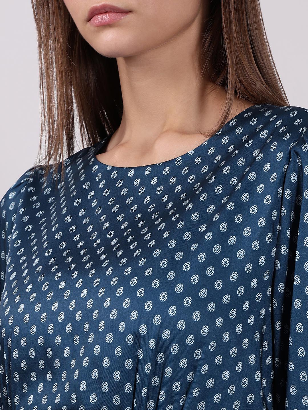 Vero Moda Blue Printed Midaxi Dress - Image 6