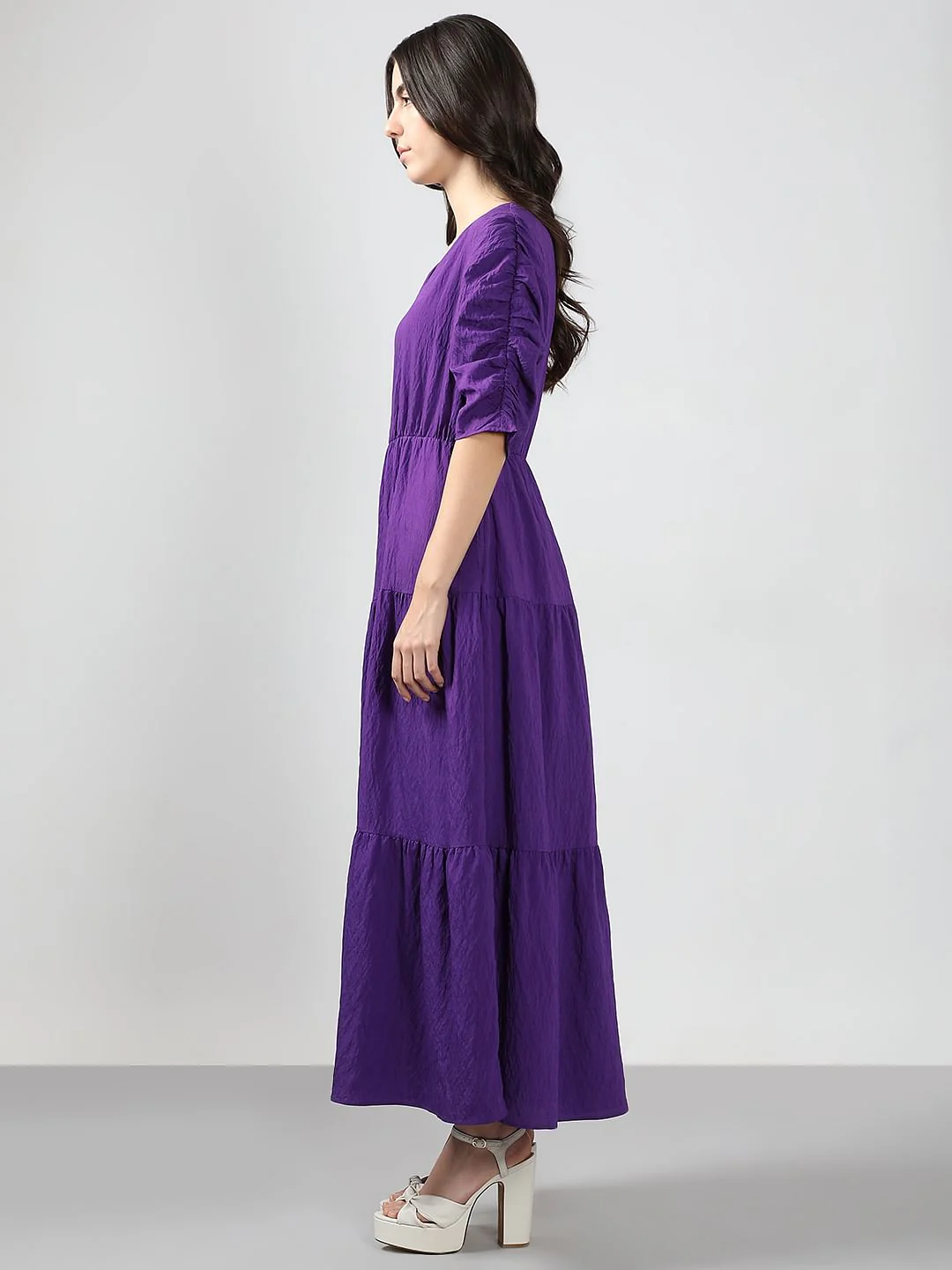 Purple Maxi Dress - Image 3