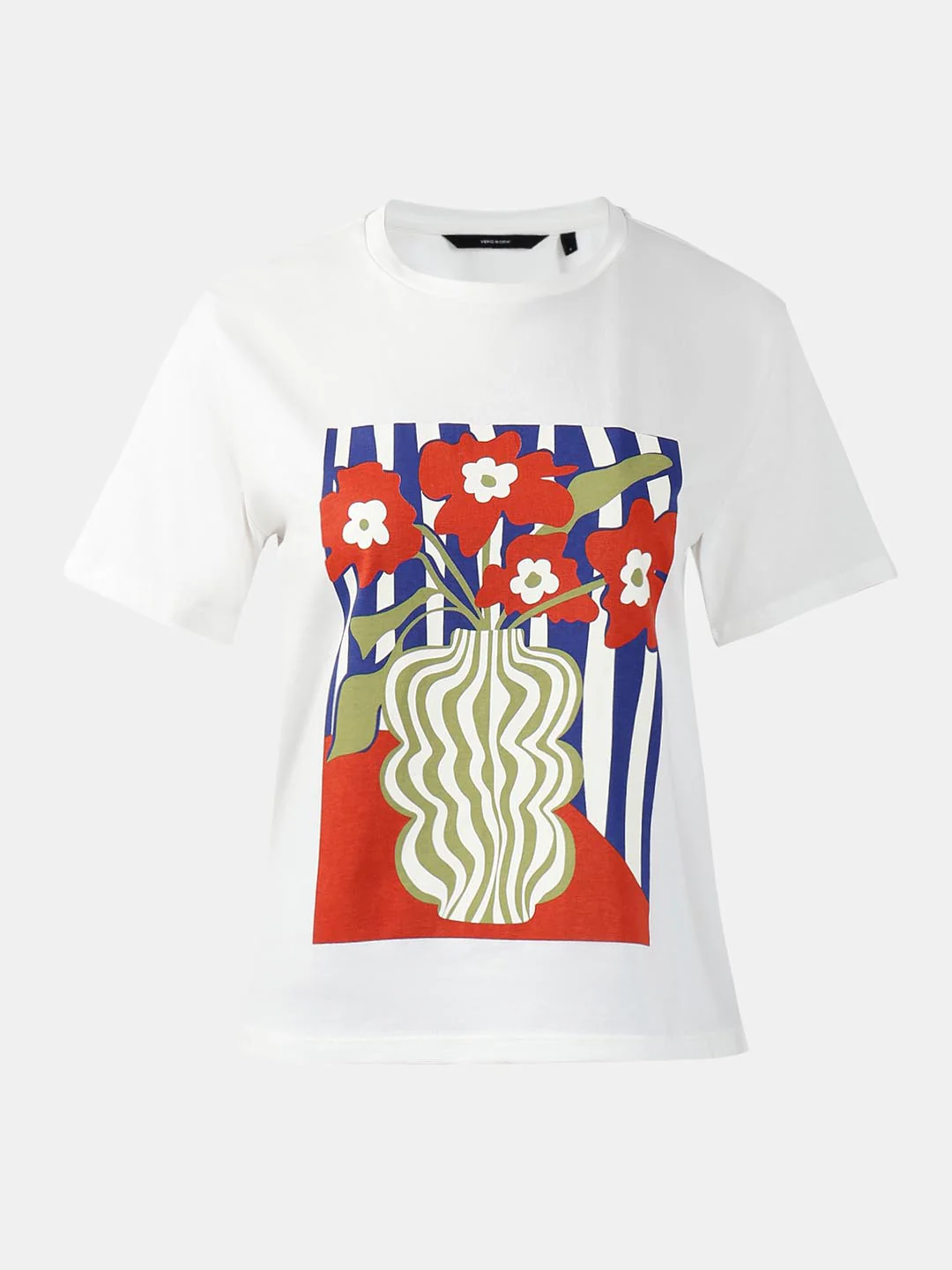 Vero Moda White Printed T-Shirt - Image 7