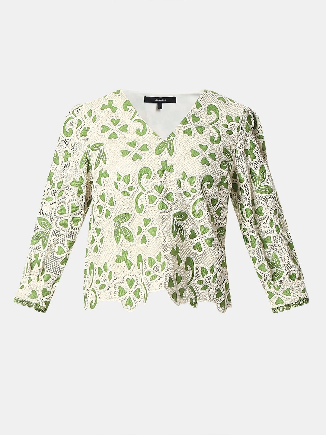 Green Embroidered Co-Ord Set Top - Image 7