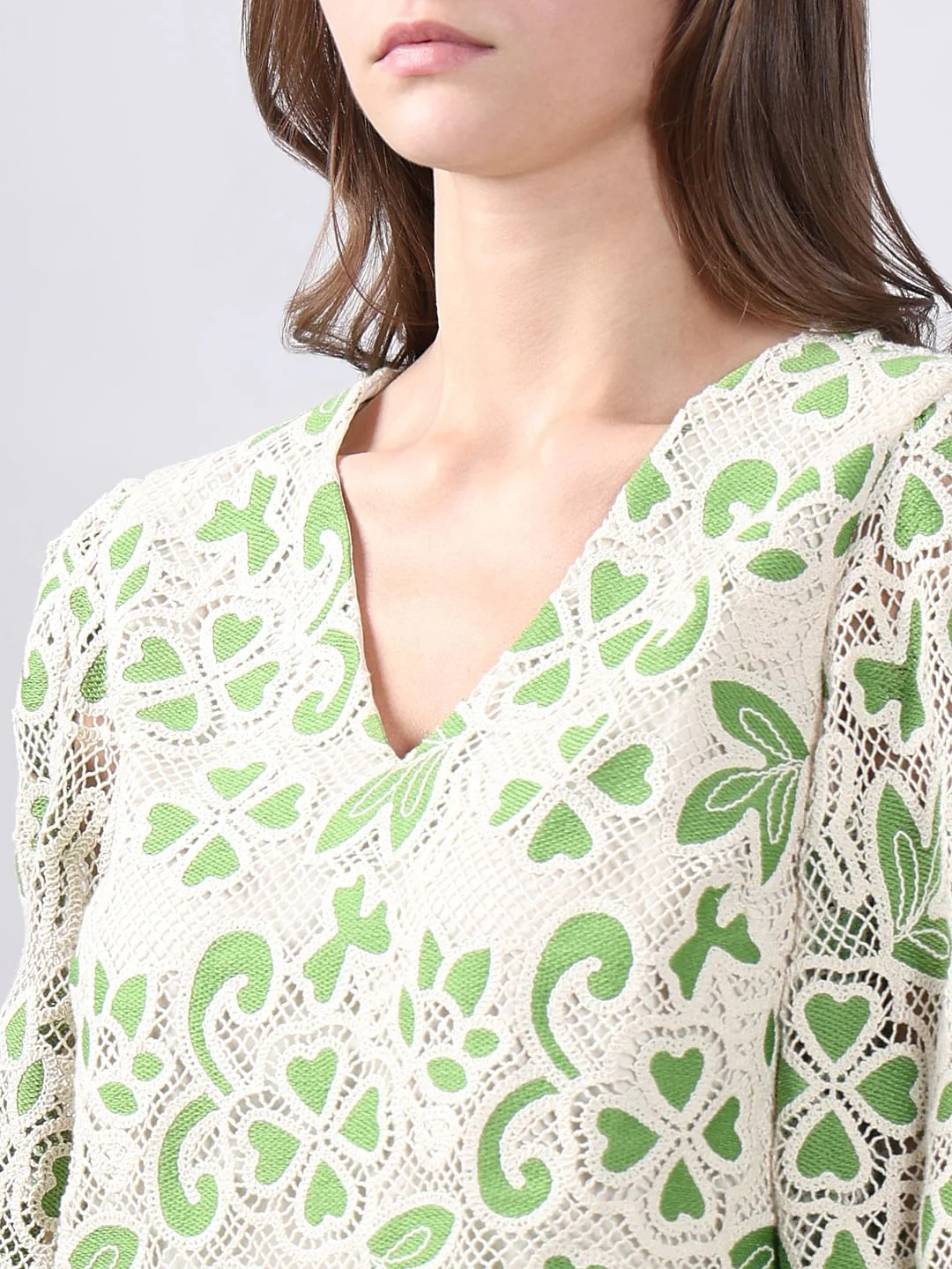 Green Embroidered Co-Ord Set Top - Image 8