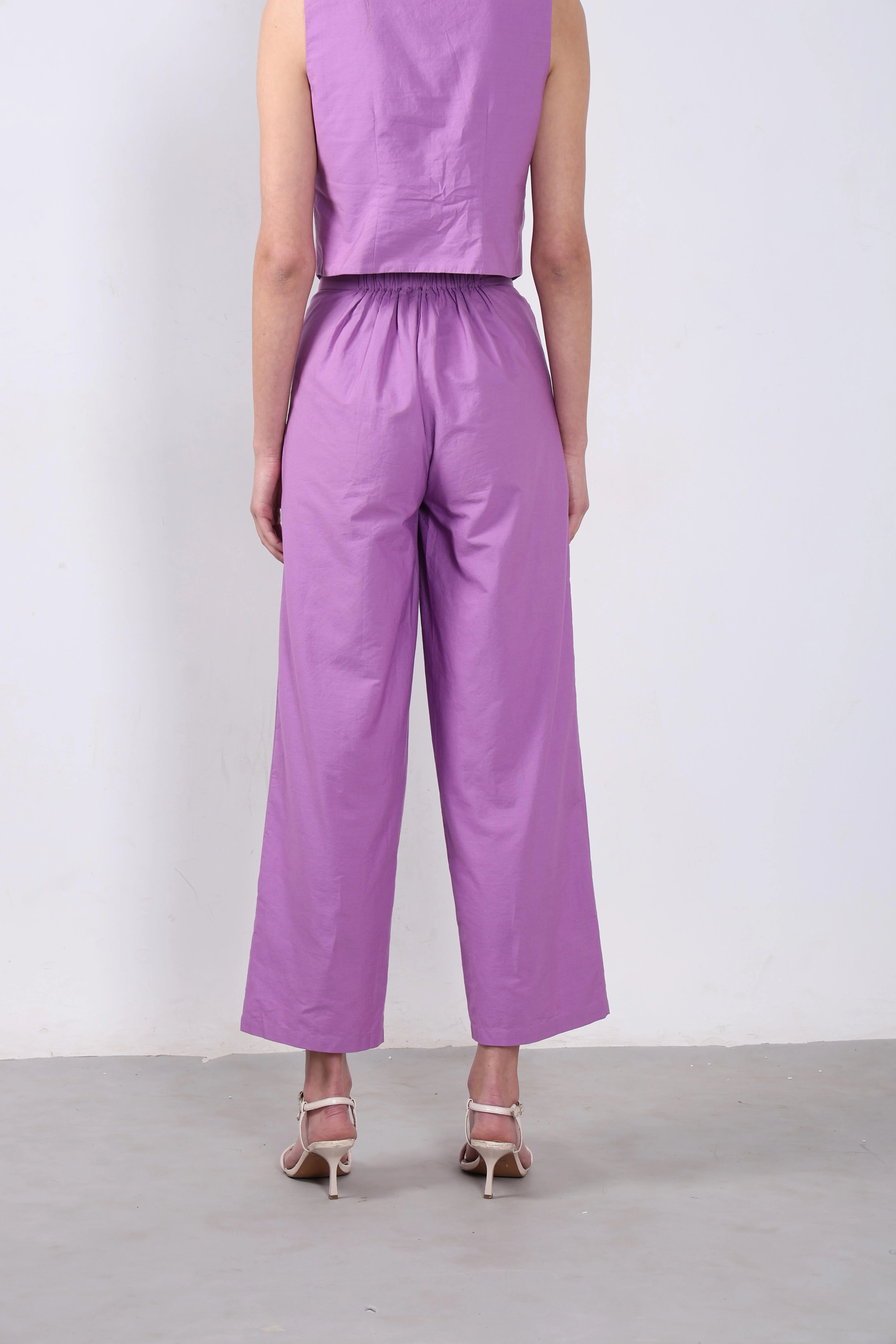 Vero Moda Lavender Embroidered Pants - Image 10
