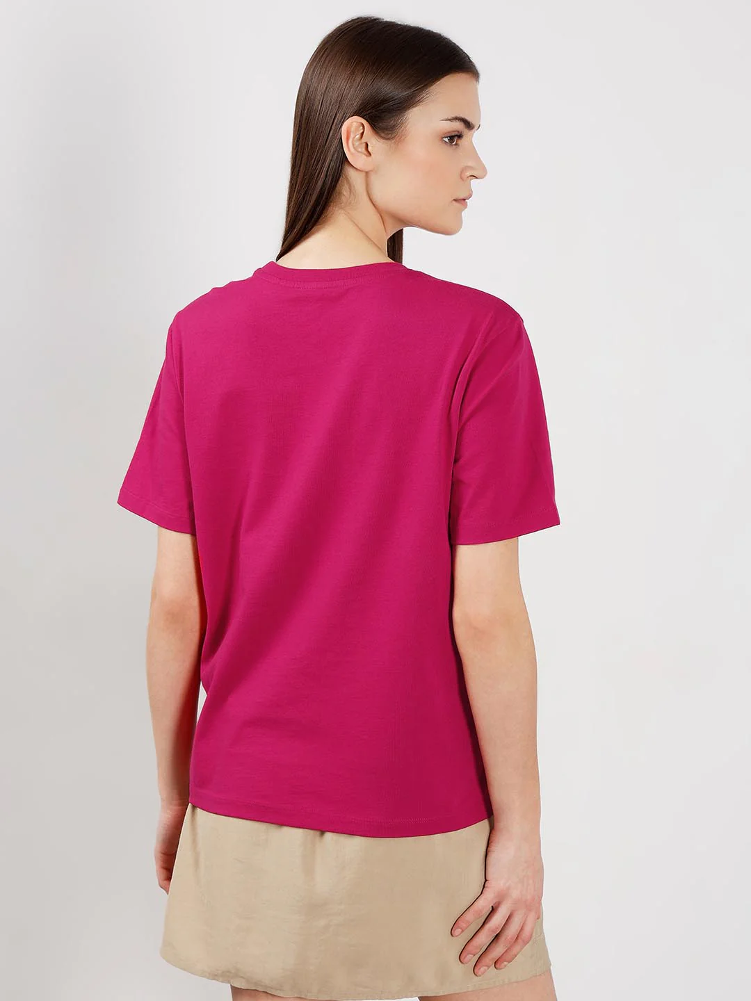 Vero Moda Warm Pink Printed T-Shirt - Image 3