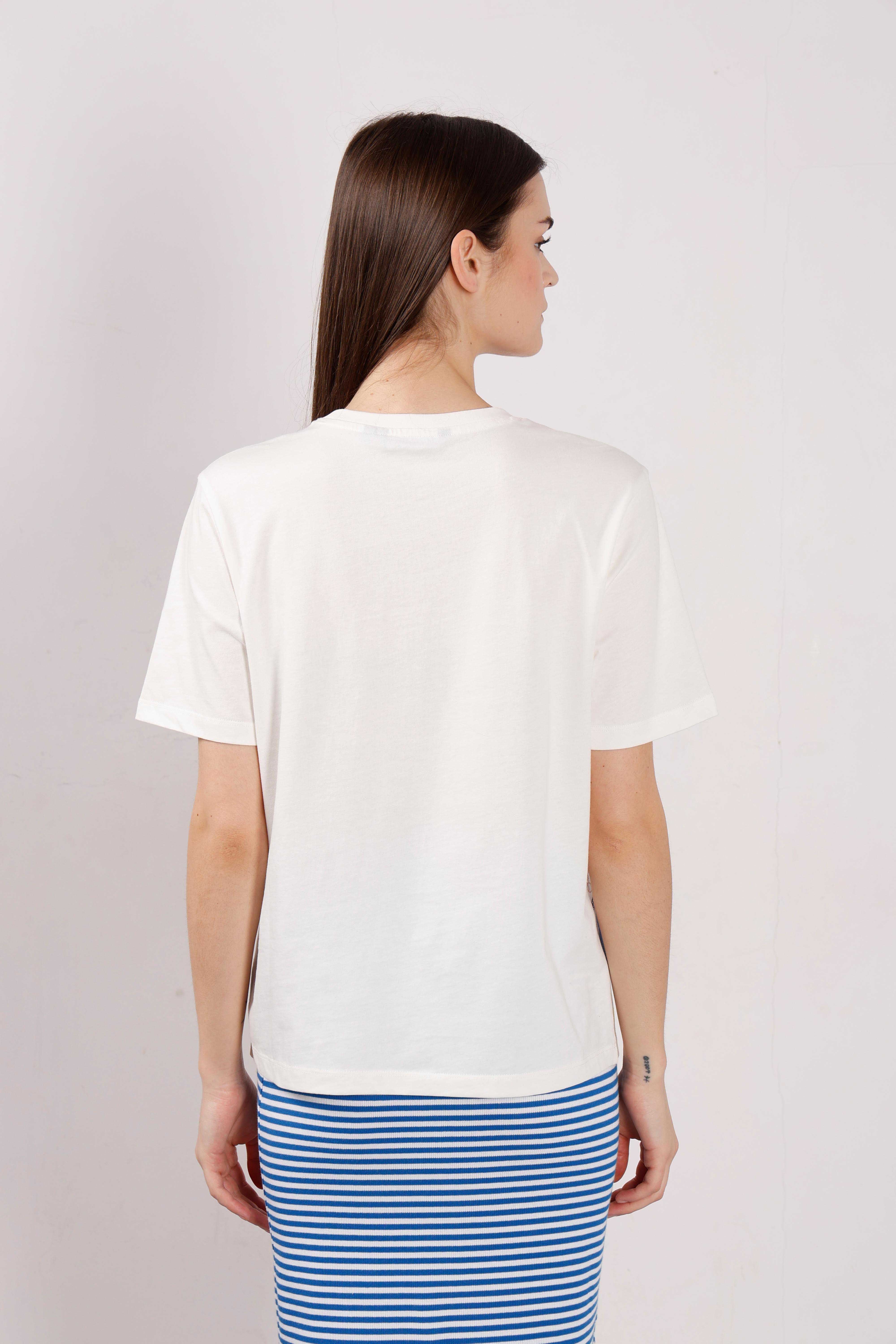 Vero Moda Bright White Printed T-Shirt - Image 10
