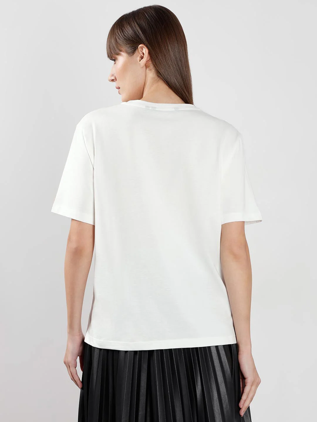 Vero Moda White Printed T-Shirt - Image 3