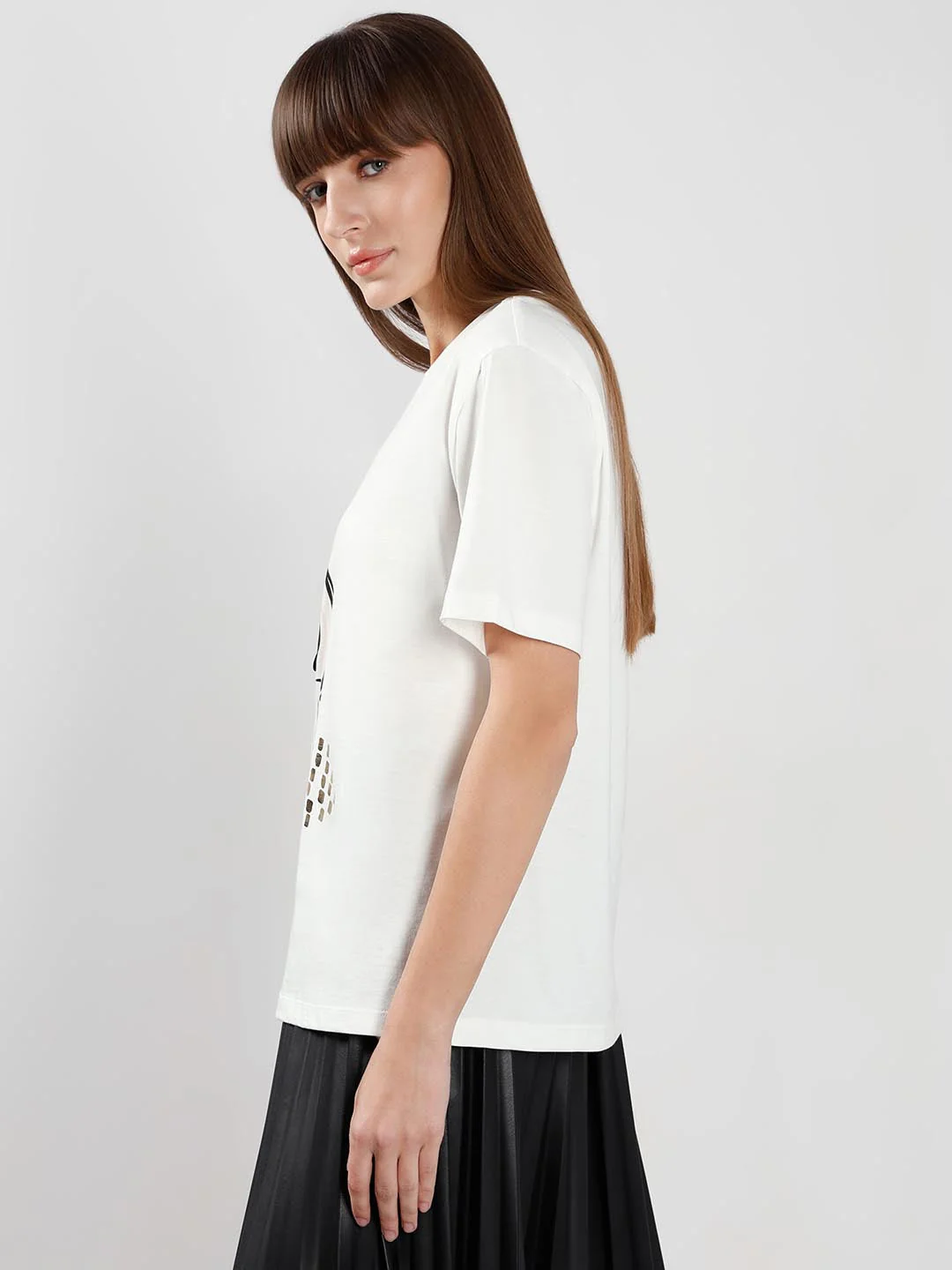 Vero Moda White Printed T-Shirt - Image 4