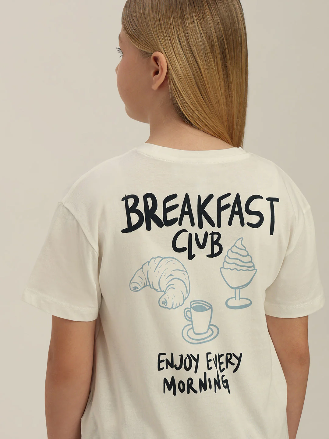 GIRL White Printed T-shirt - Image 9