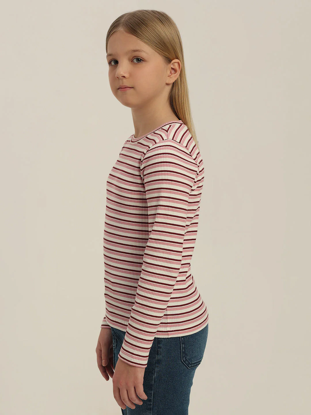 GIRL Striped Top - Image 3