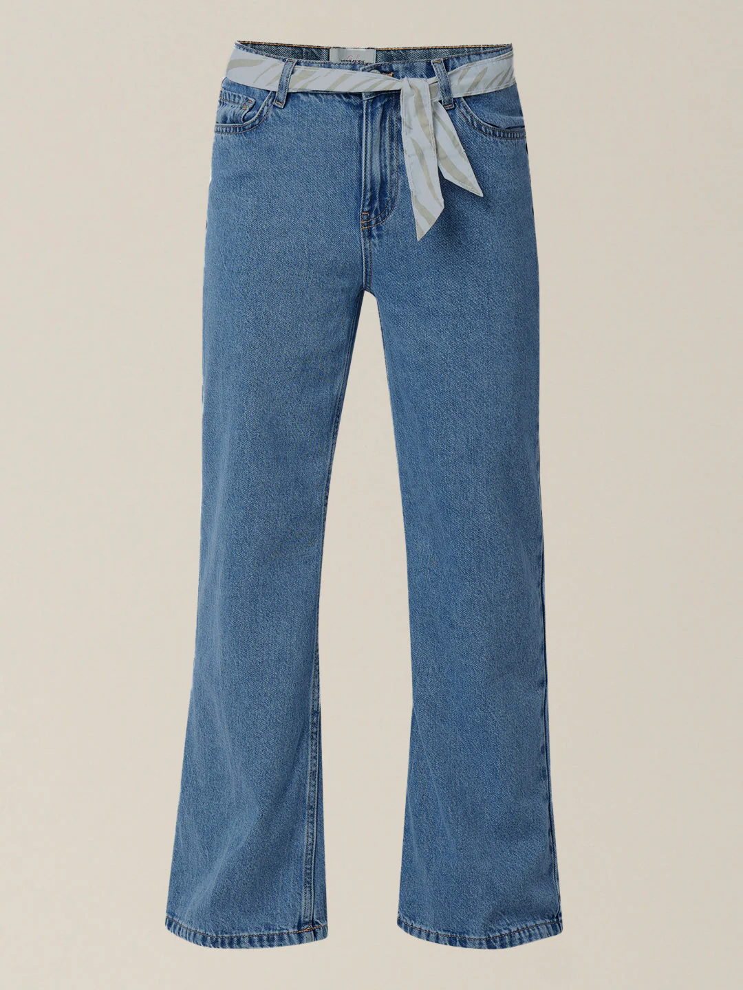 GIRLS Blue Wide Leg Jeans - Image 7