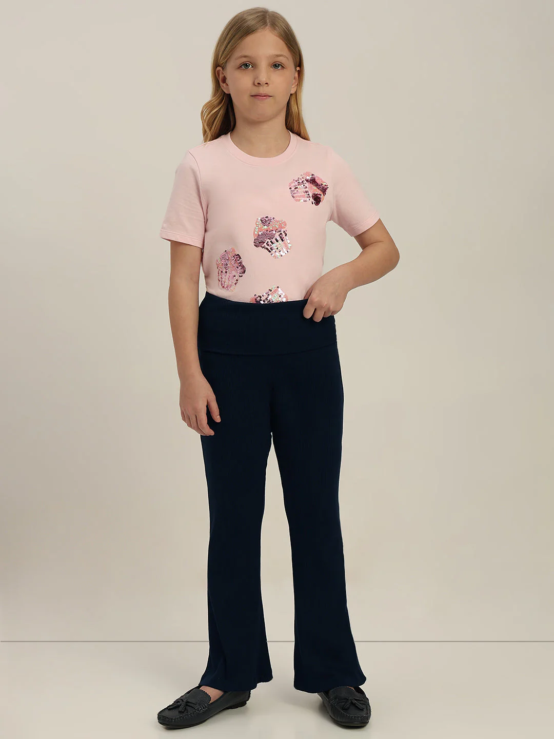 GIRLS High Stretch Fold Down Pants - Image 5