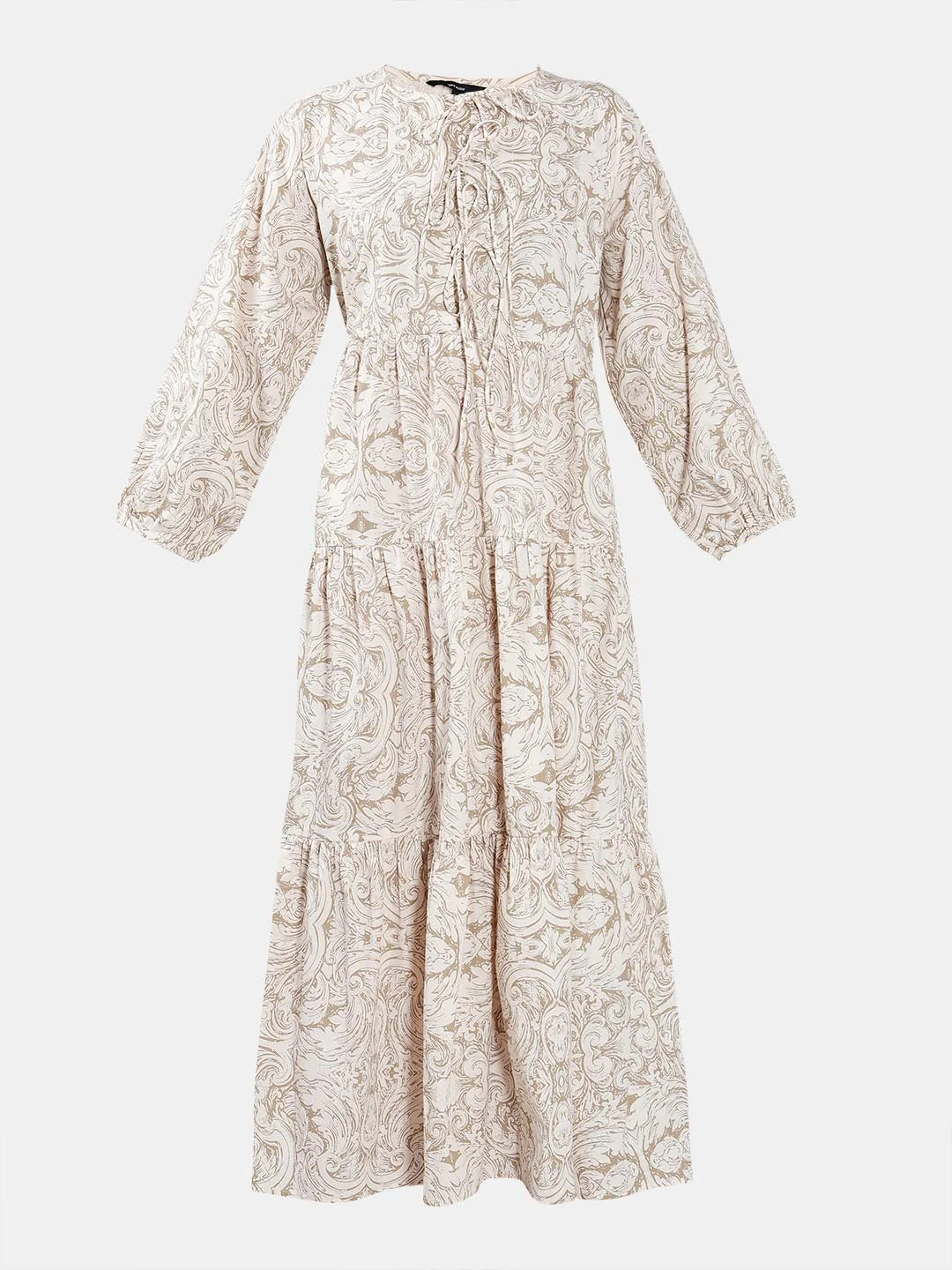 Vero Moda Beige Printed Midaxi Dress - Image 7