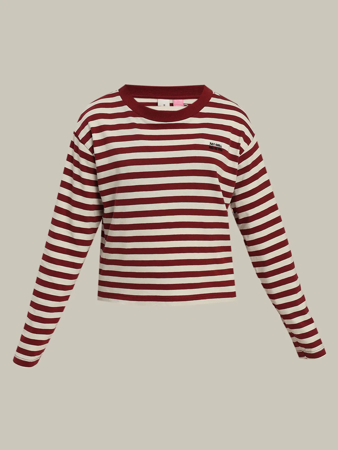 GIRLS White Striped Short Top - Image 7