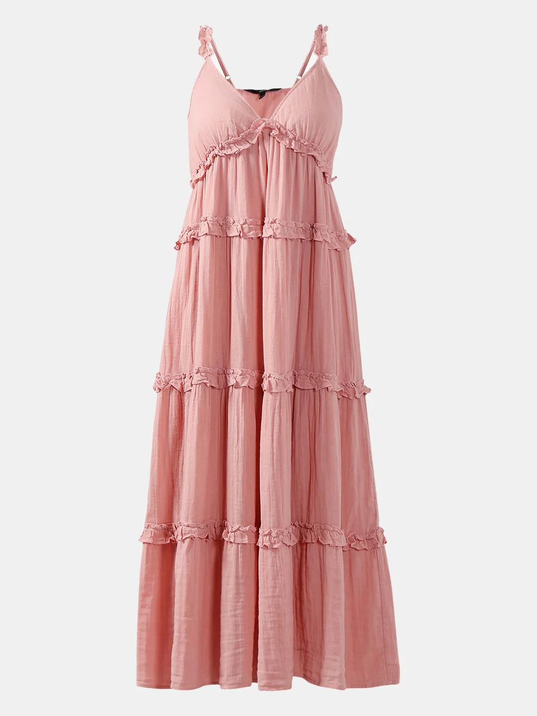 Vero Moda Pink Organic Cotton Midi Dress - Image 7