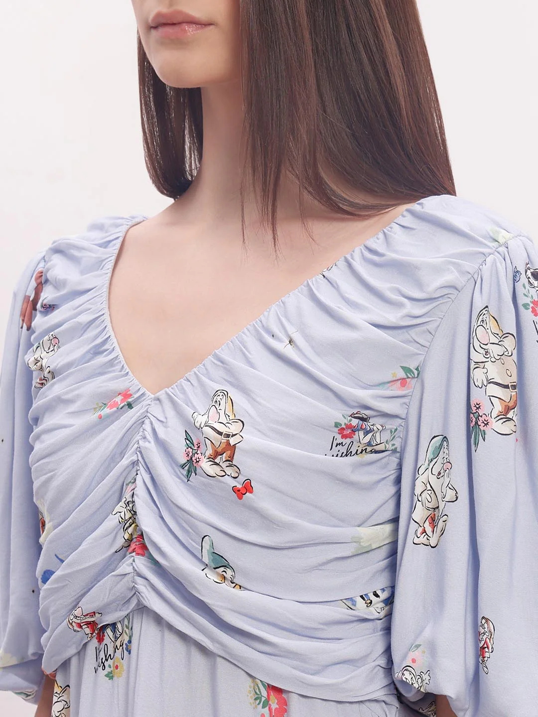 Vero Moda Blue Printed Midi Dress - Image 6