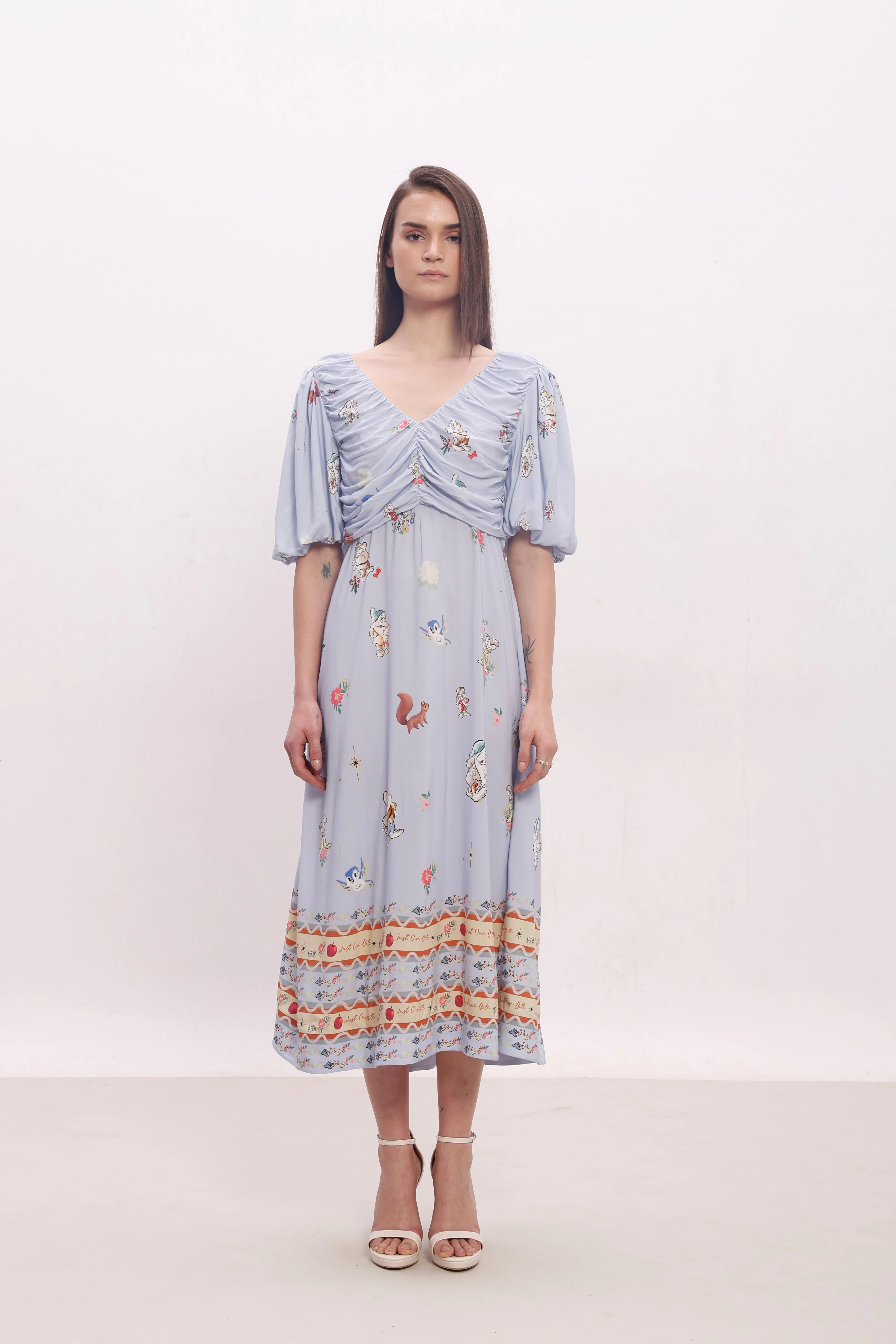 Vero Moda Blue Printed Midi Dress - Image 8