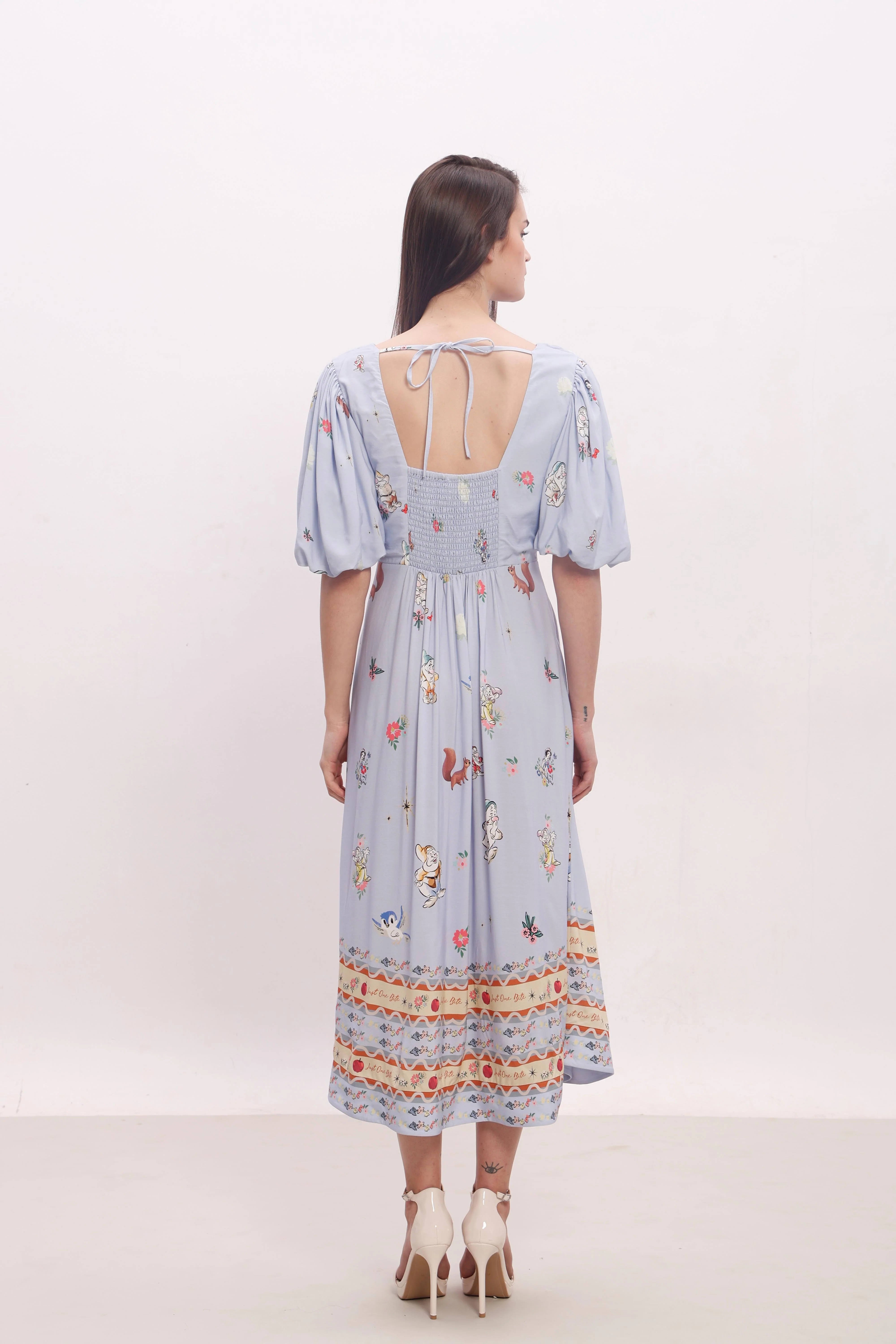 Vero Moda Blue Printed Midi Dress - Image 9