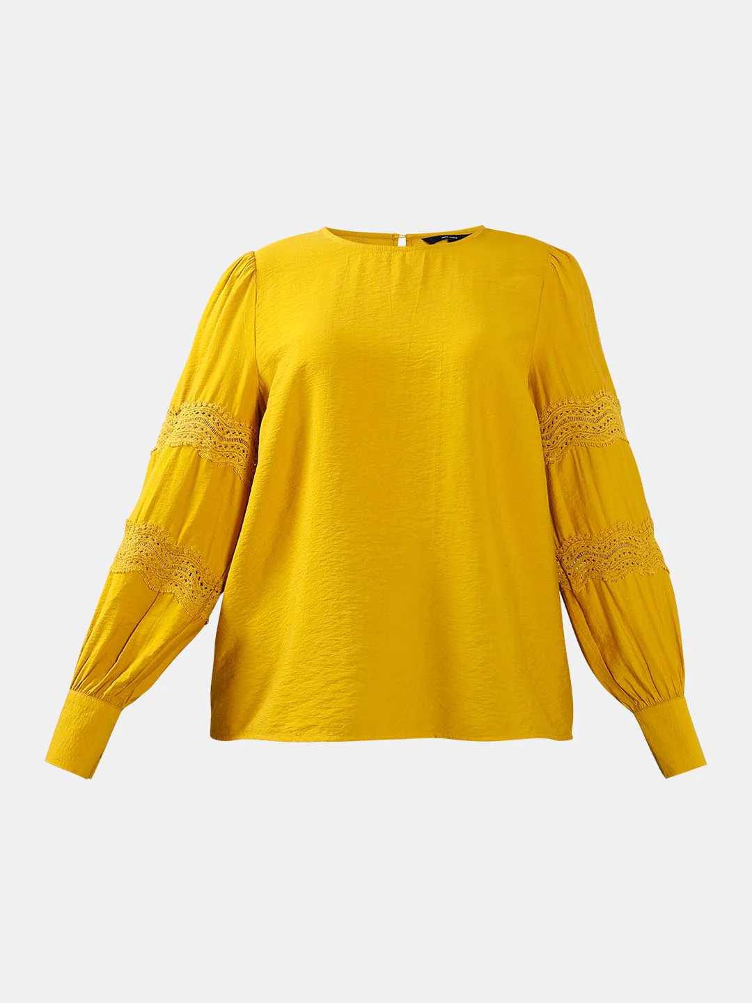 Vero Moda Yellow Puff Sleeves Top - Image 7