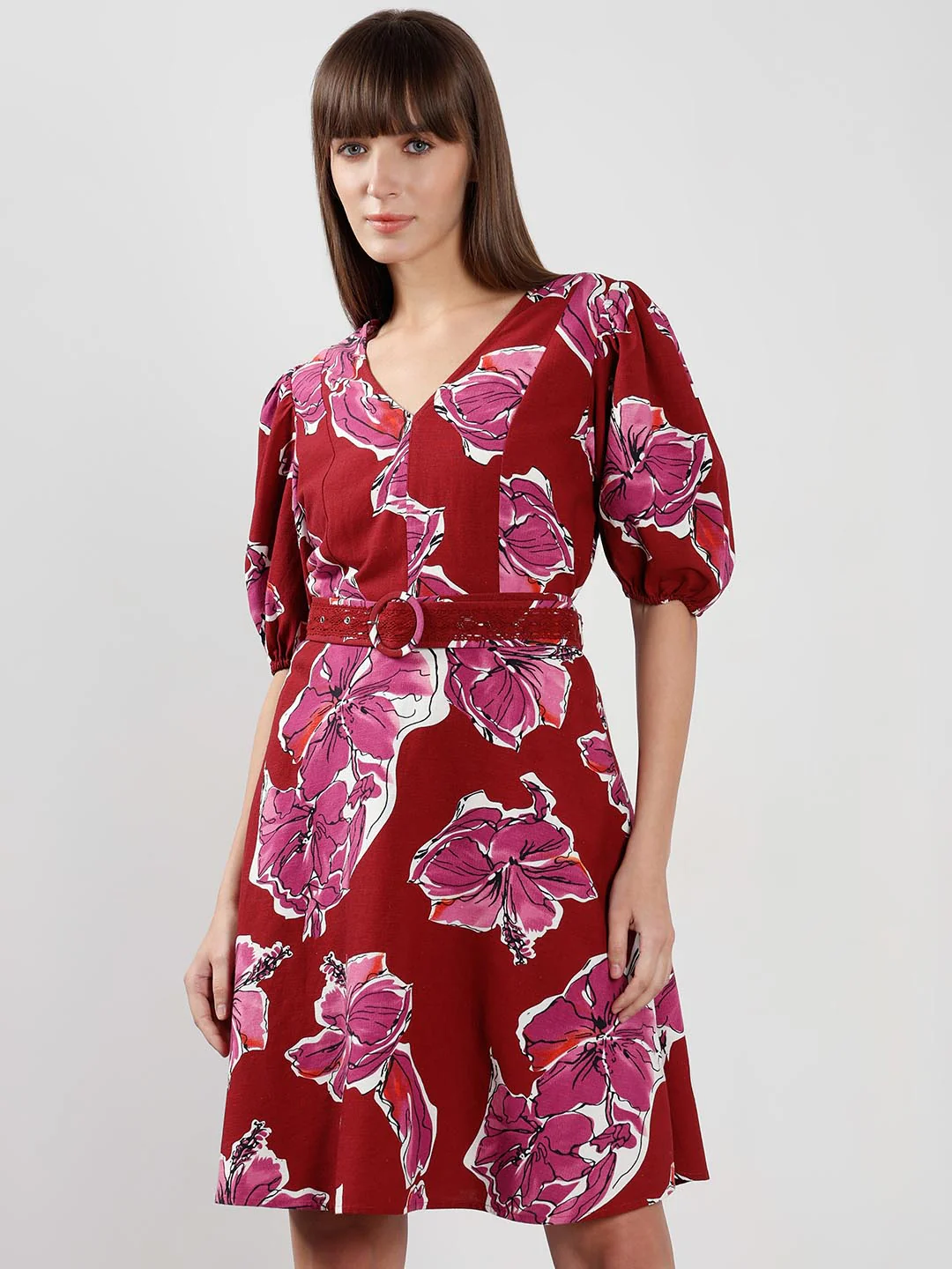 Vero Moda Red Printed Dress - Image 2
