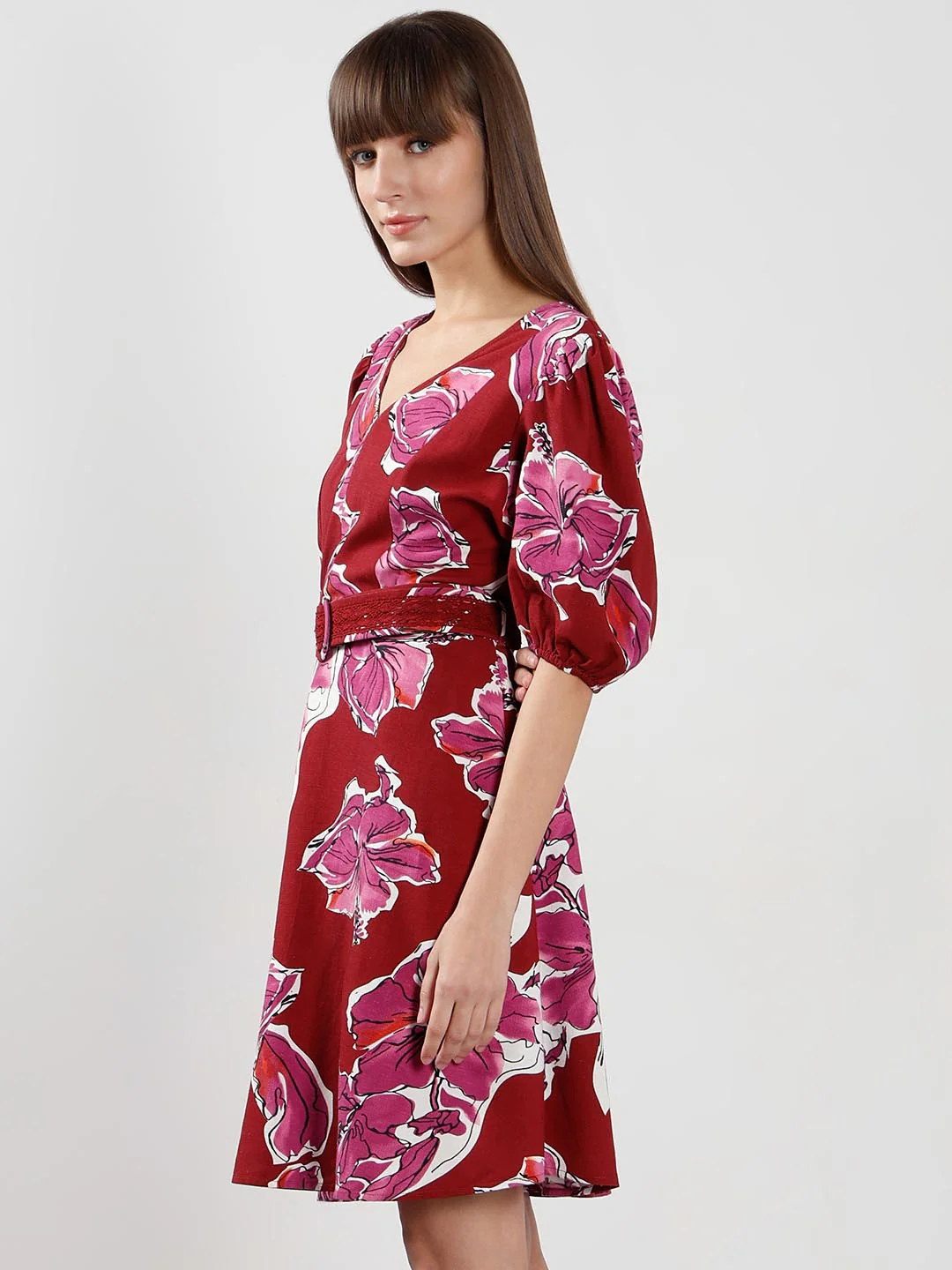 Vero Moda Red Printed Dress - Image 4