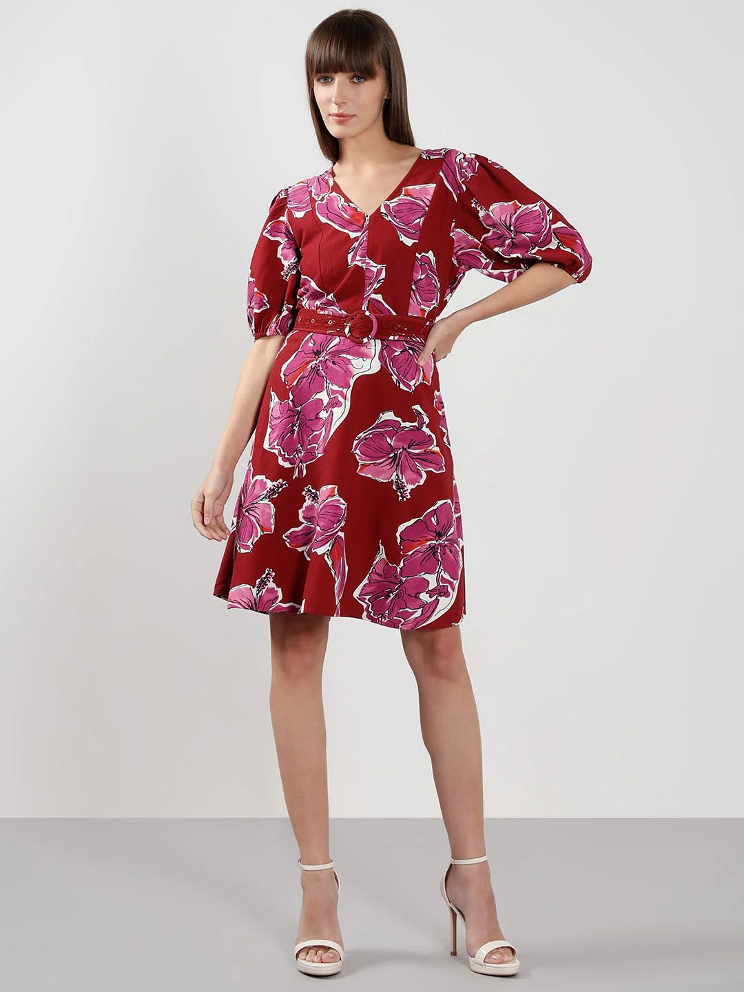 Vero Moda Red Printed Dress - Image 5