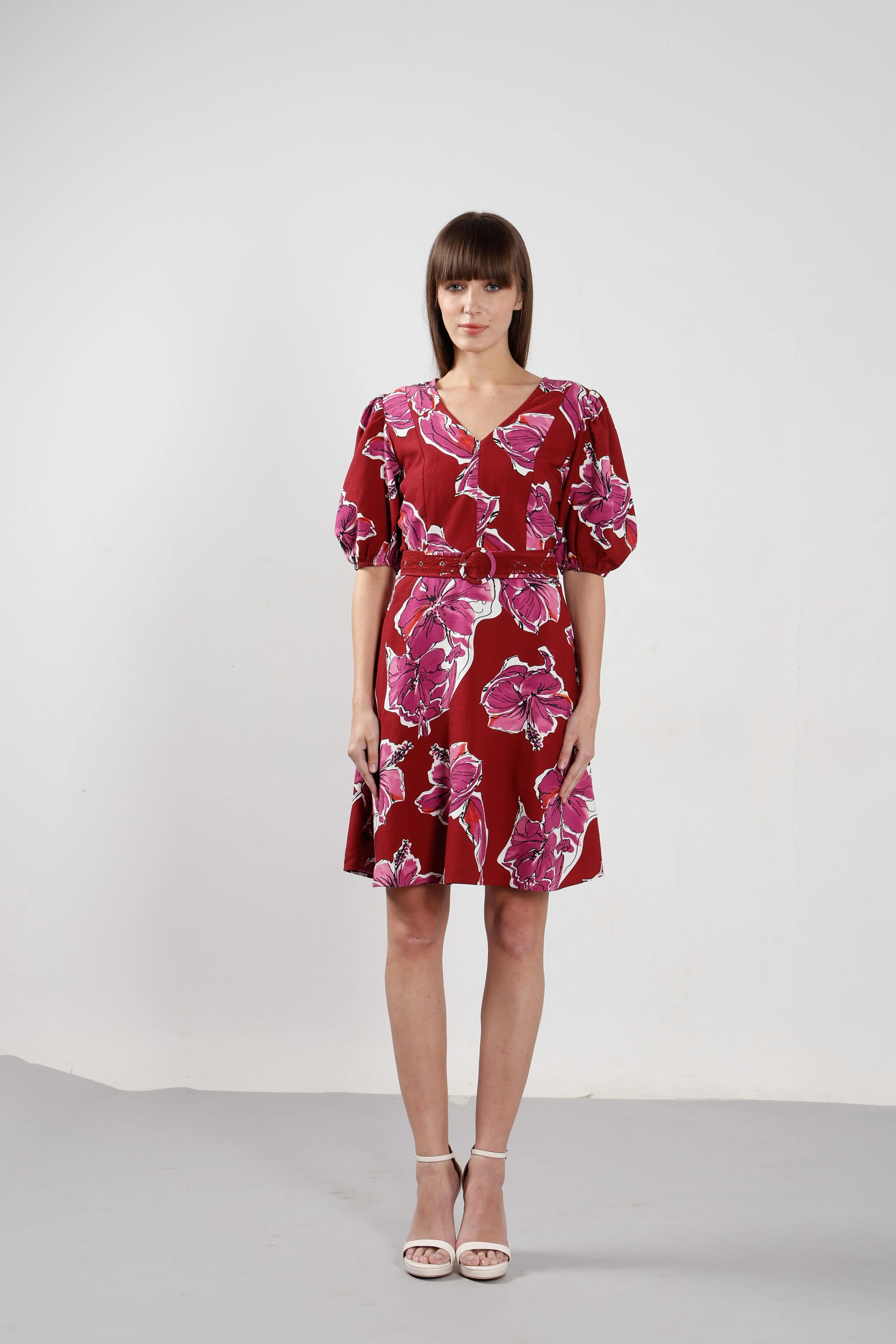 Vero Moda Red Printed Dress - Image 9