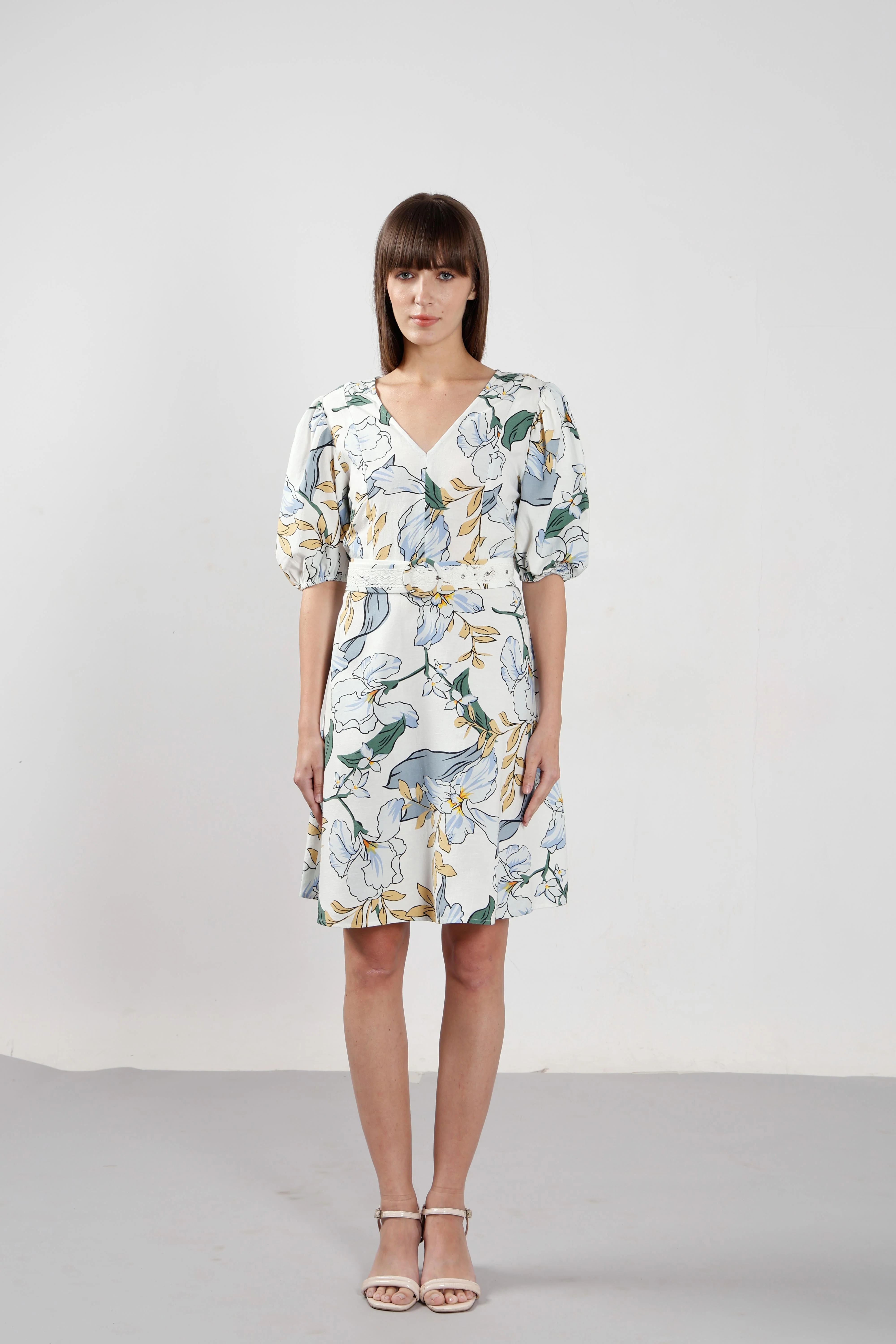 Vero Moda White Floral Printed Dress - Image 9