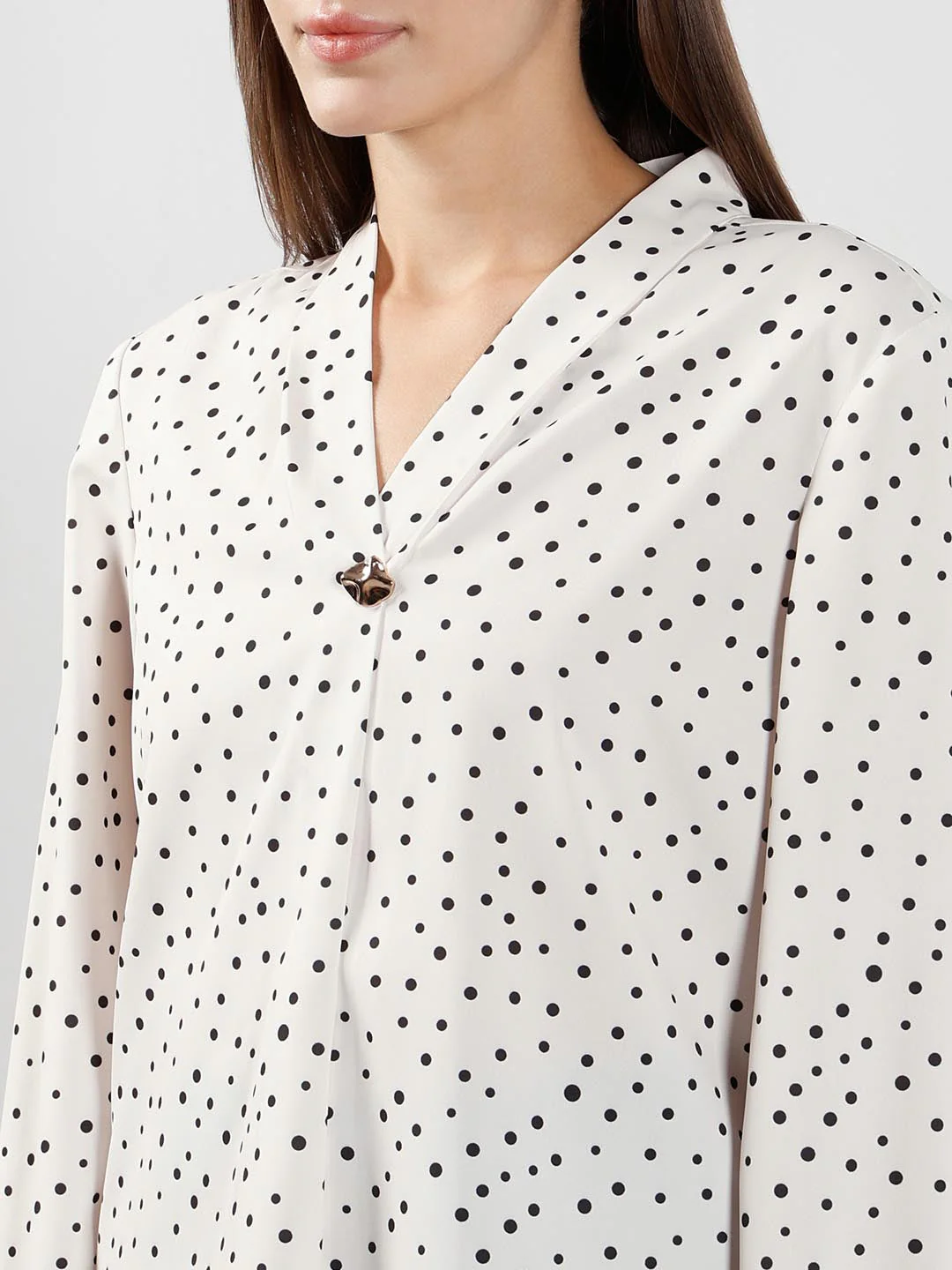 Vero Moda White & Black Printed Top - Image 8