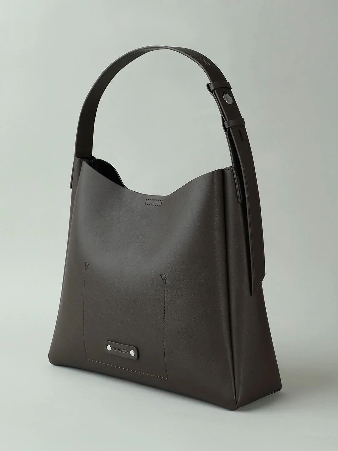 Chocolate Brown Shopper Bag - Image 3