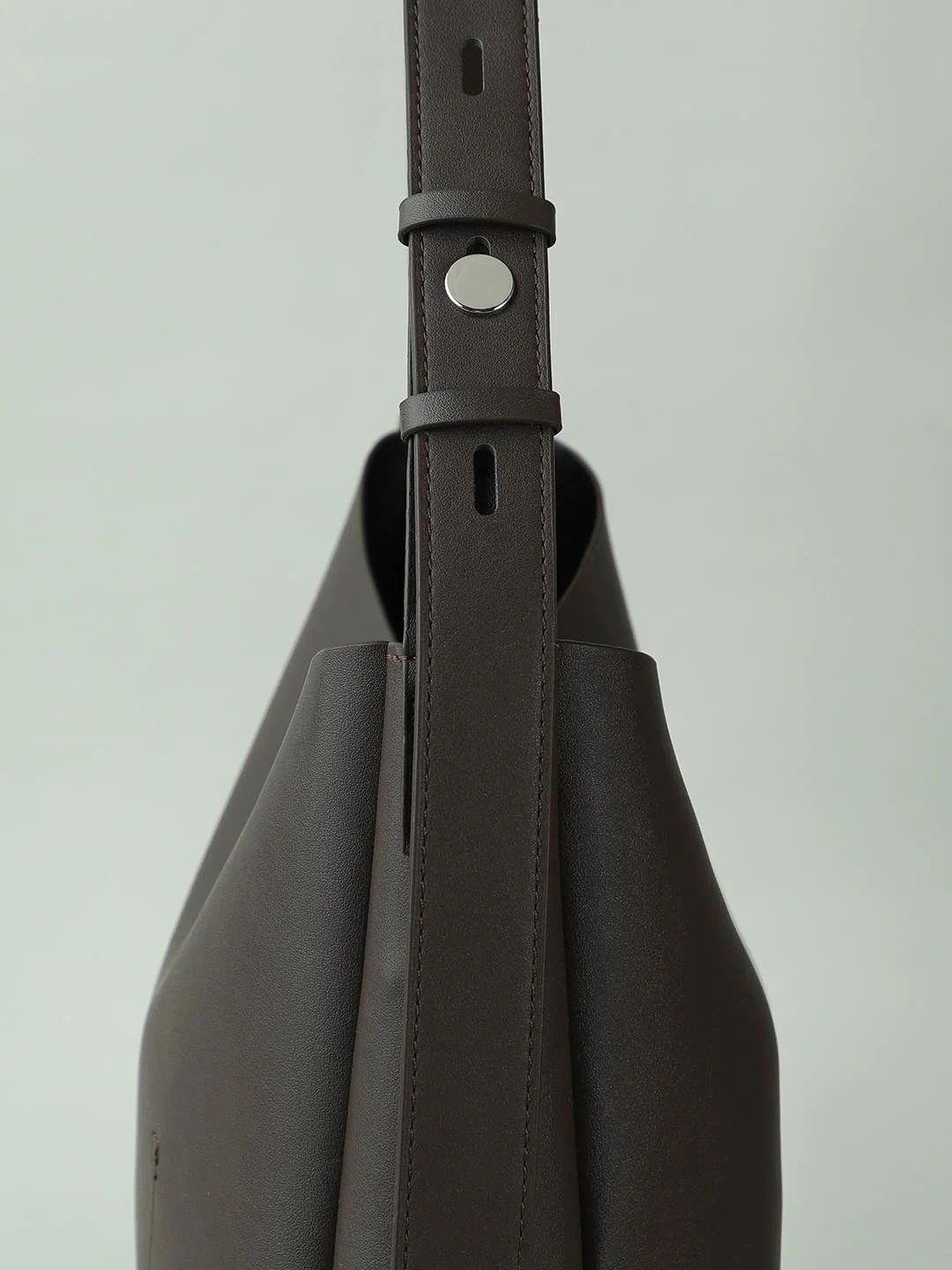 Chocolate Brown Shopper Bag - Image 4