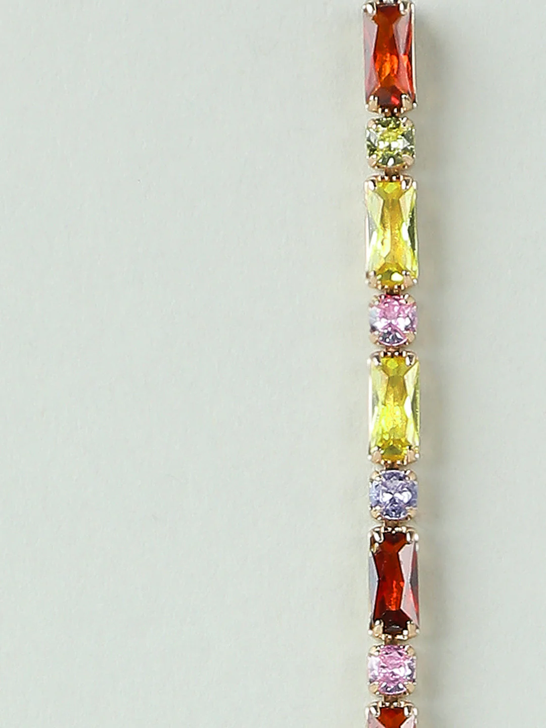 Long Crystal Drop Earrings - Image 3
