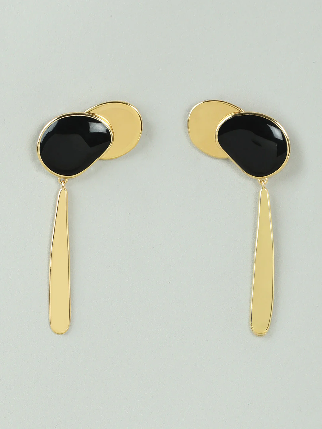 Black & Golden Earrings - Image 2
