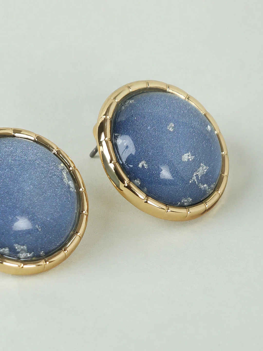 Powder Blue Round Studs - Image 3