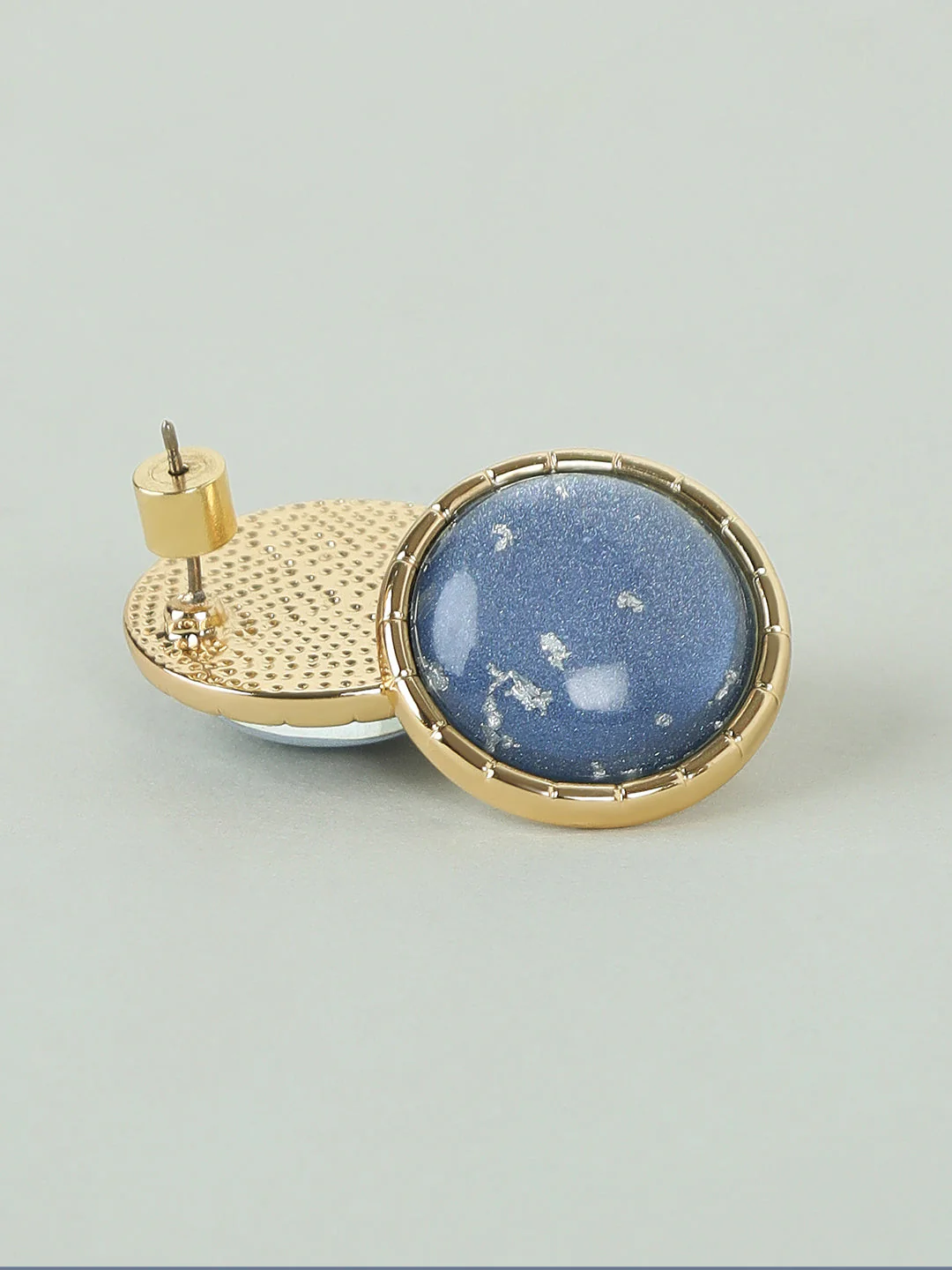 Powder Blue Round Studs - Image 4