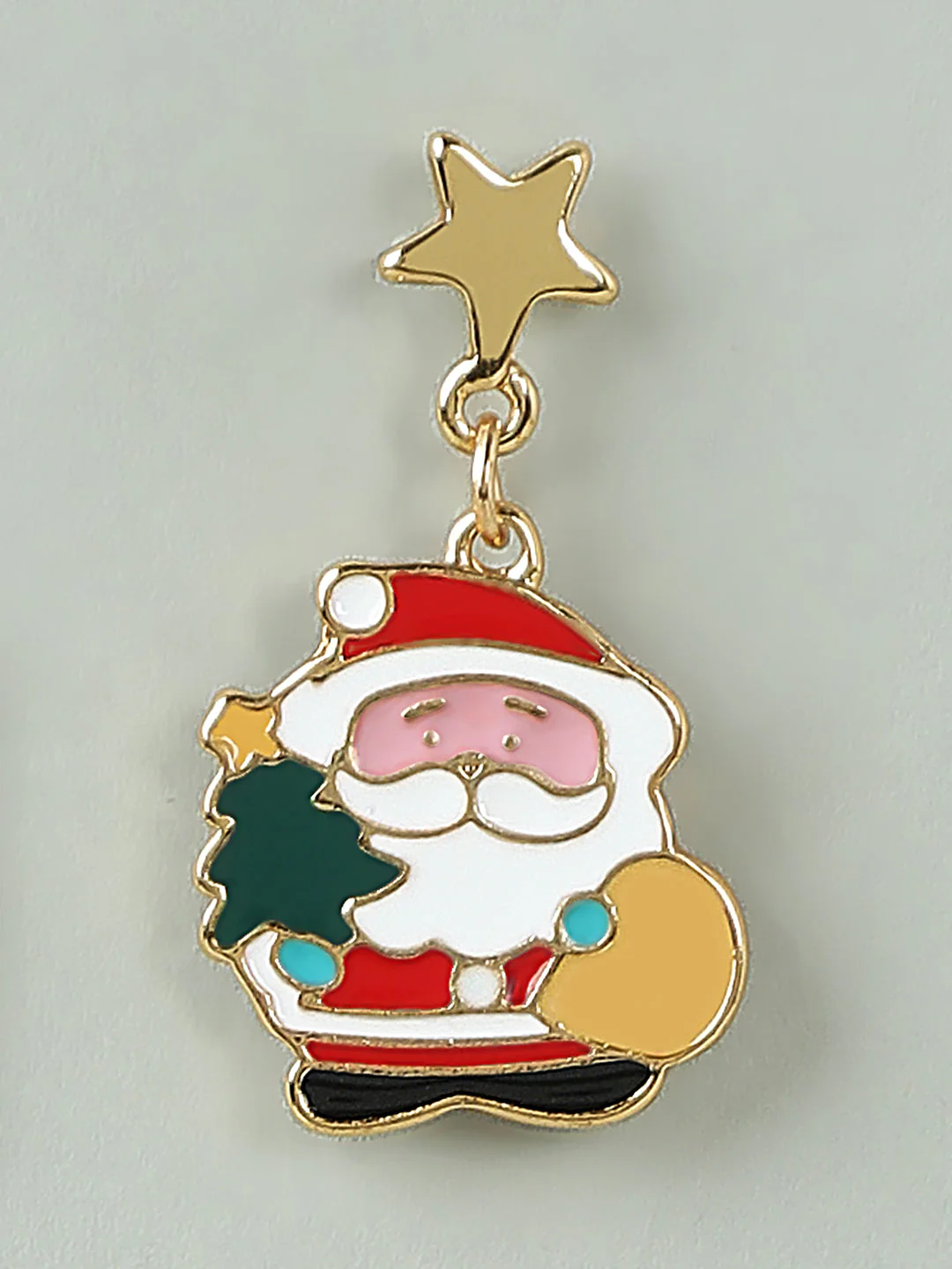 Multi-Colour Santa Earrings - Image 4