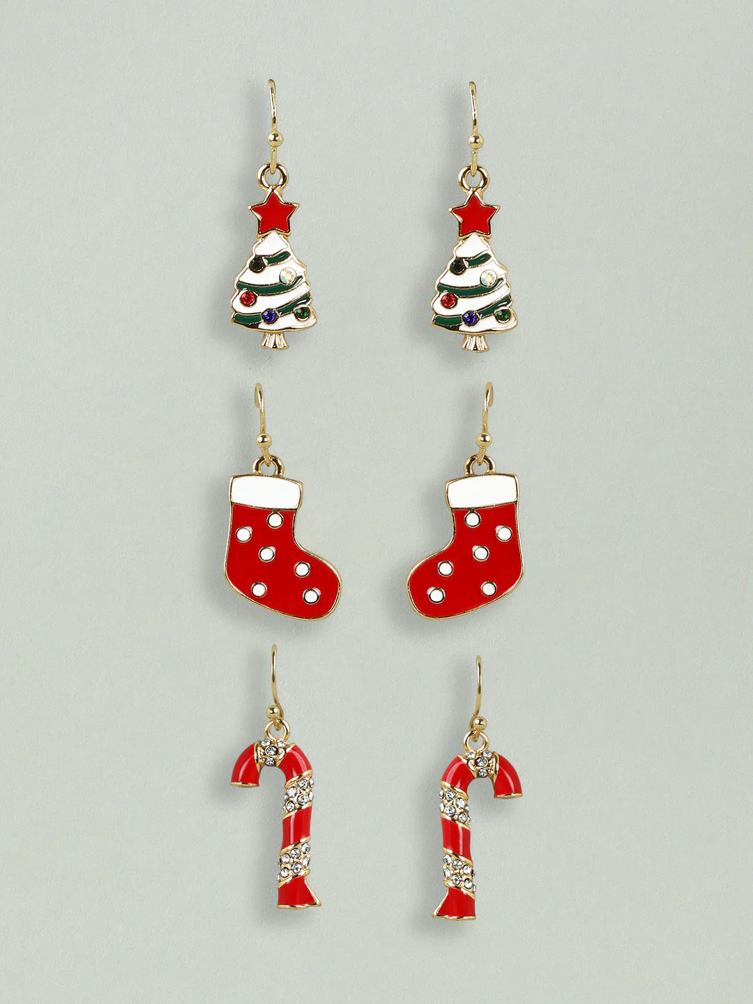 Pack of 3 Christmas Earrings - Image 2